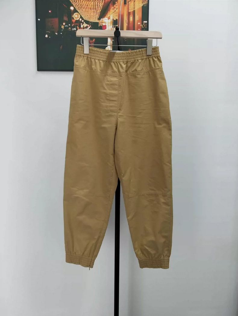 Loewe LOEWE sizeS Kaki cotton women's pants Size 28" / US 6 / IT 42 - 1 Thumbnail