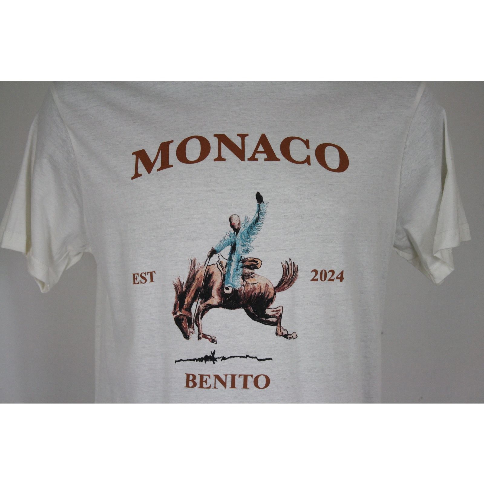 Band Tees × Gildan × Rap Tees Bad Bunny Most Wanted 2024 Monaco Benito Concert Tour Shirt Size US M / EU 48-50 / 2 - 3 Thumbnail