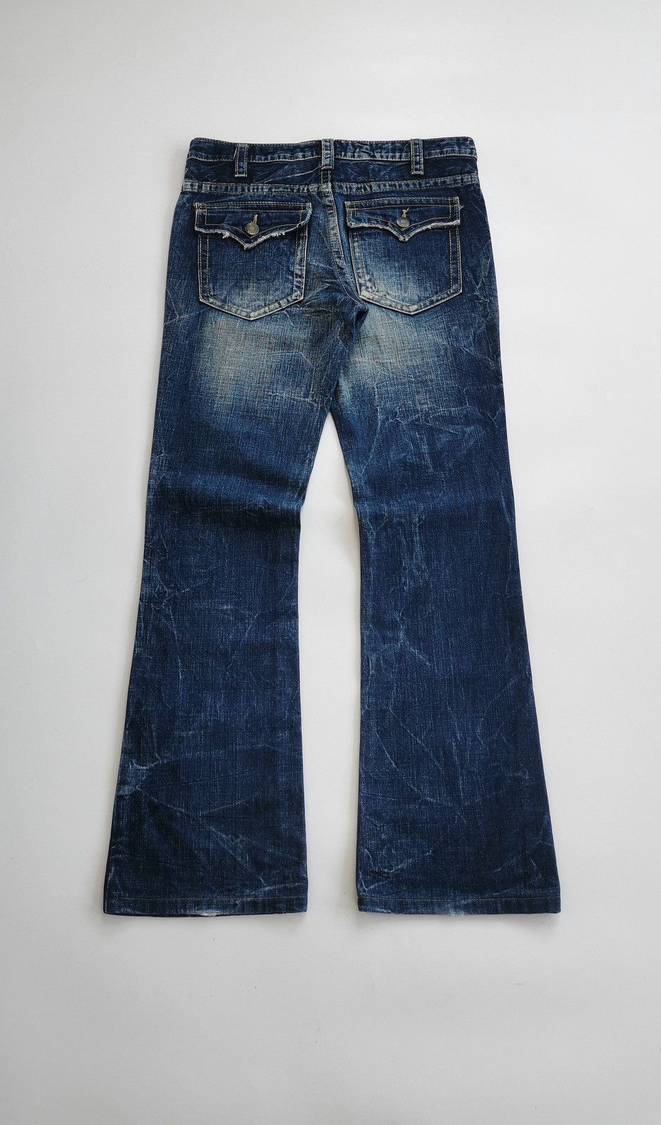 Japanese Brand Ozz First Pinball Japan Bootcut Denim Jeans Size US 32 / EU 48 - 4 Thumbnail