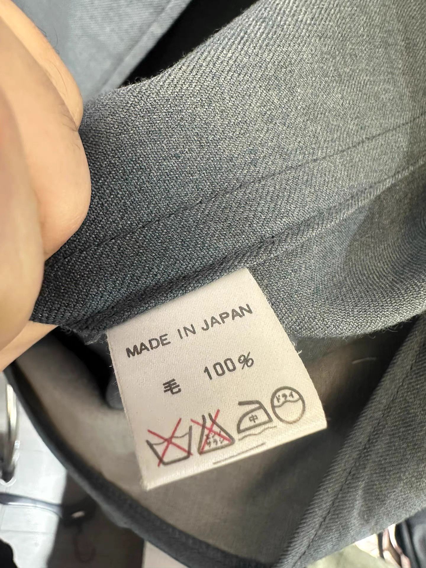 Yohji Yamamoto Gray Mandarin Collar Light Jacket - XL Size US XL / EU 56 / 4 - 9 Thumbnail
