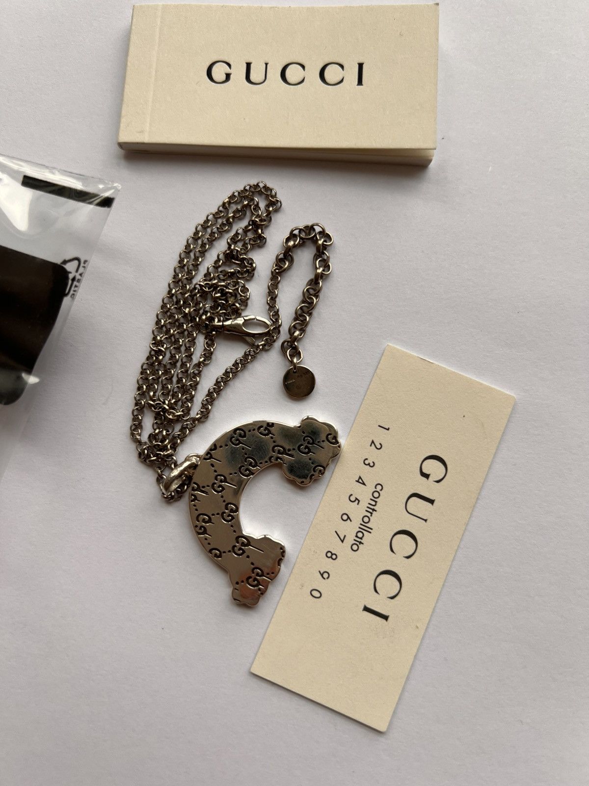 Gucci Gucci Ghost Rainbow Pendant Necklace skull jewelry silver Size ONE SIZE - 22 Thumbnail