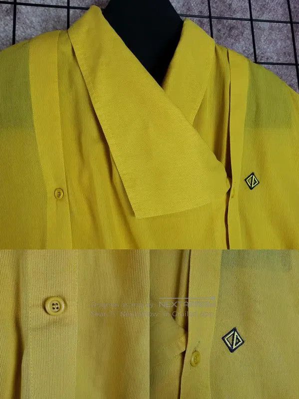 Dior Dior Lemon Yellow Short Sleeve Shirt . Size S / US 4 / IT 40 - 5 Thumbnail