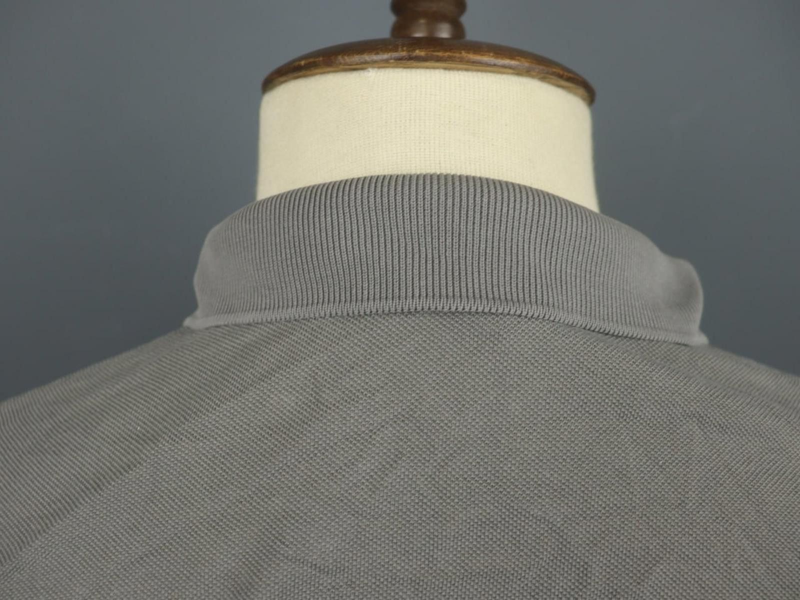Lacoste Lacoste Gray 100% Cotton Collar Embroidered Shirt Size 6 Size US M / EU 48-50 / 2 - 5 Thumbnail