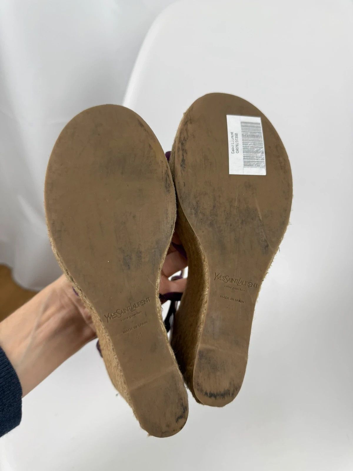 Yves Saint Laurent Yves Saint Laurent Wedge Sandals size 41 Size US 10 / IT 40 - 9 Thumbnail