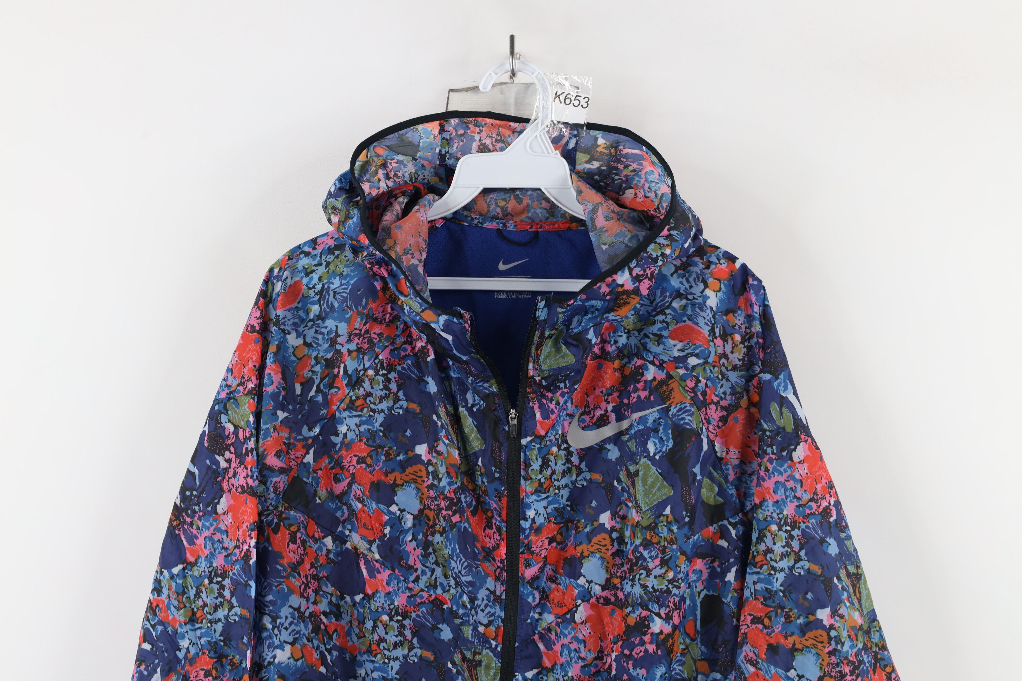 Nike × Vintage Nike Rainbow Big Swoosh Hooded Windrunner Windbreaker Jacket Size US S / EU 44-46 / 1 - 2 Thumbnail
