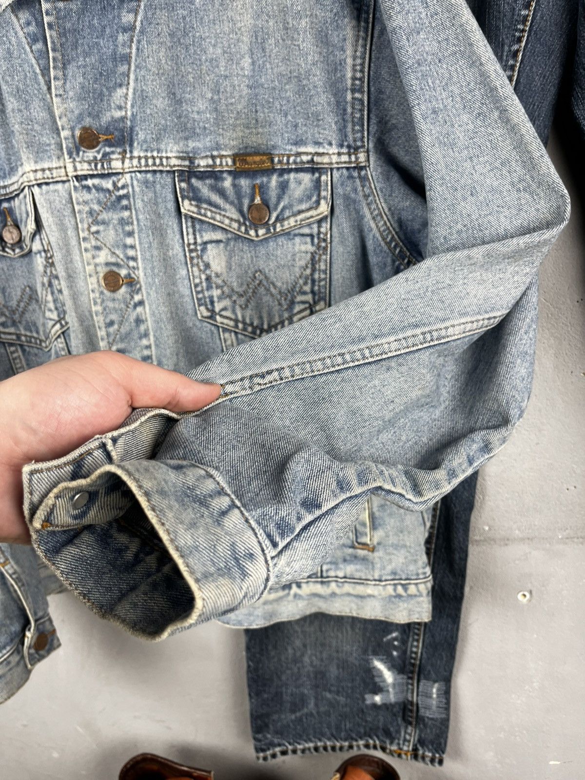 Wrangler Wrangler wester jeans jacket vintage Size US L / EU 52-54 / 3 - 10 Thumbnail