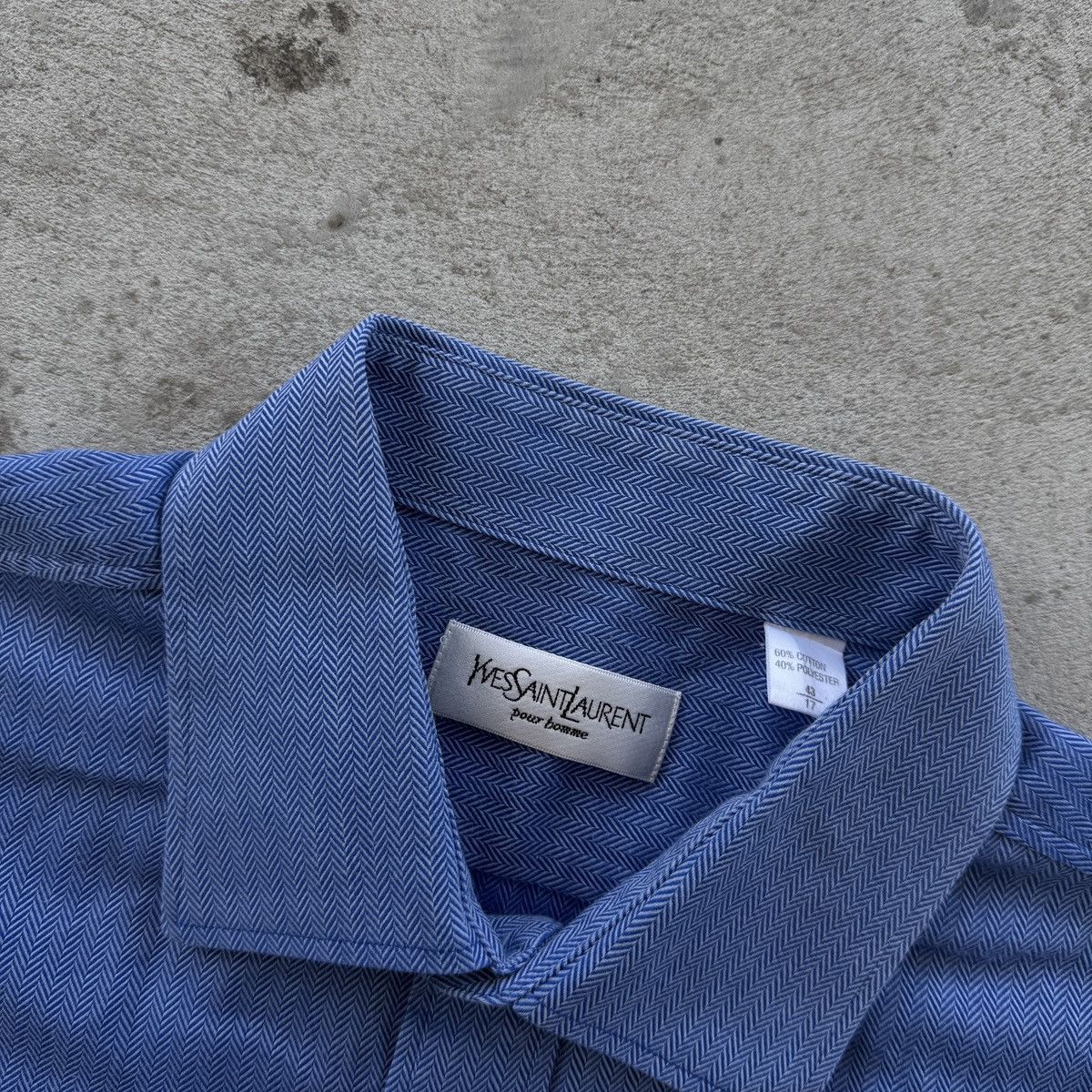 Yves Saint Laurent Vintage 90s YSL Button Ups Shirt Embroidered Logo Y2K Size US XL / EU 56 / 4 - 5 Thumbnail