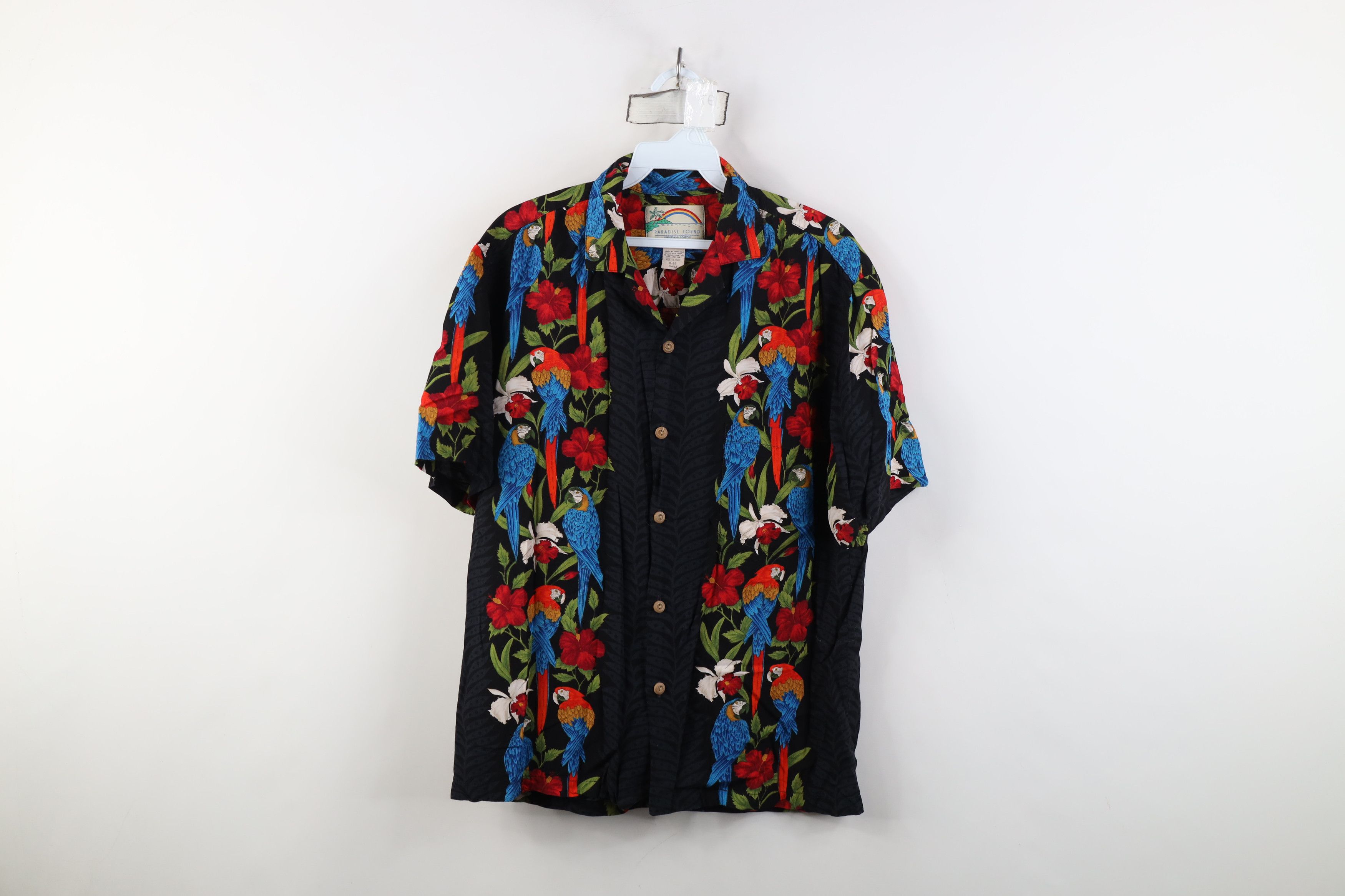 Vintage Vintage 80s 90s Toucan Magnum PI Tom Selleck Hawaiian Shirt Size US S / EU 44-46 / 1 - 1 Thumbnail