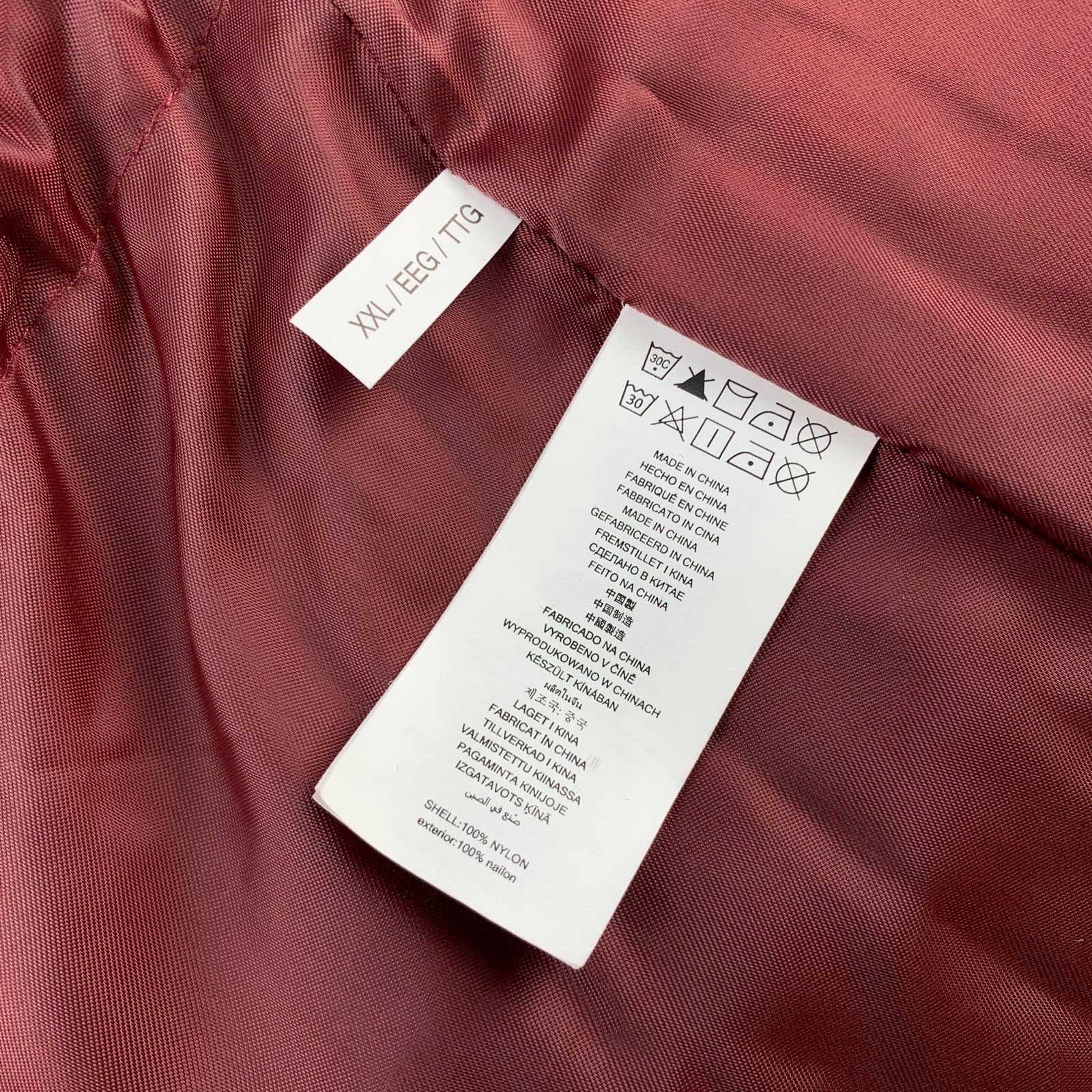 Michael Kors Size XXL Burgundy Quilted Nylon Down Filled Coat Size US XXL / EU 58 / 5 - 5 Thumbnail