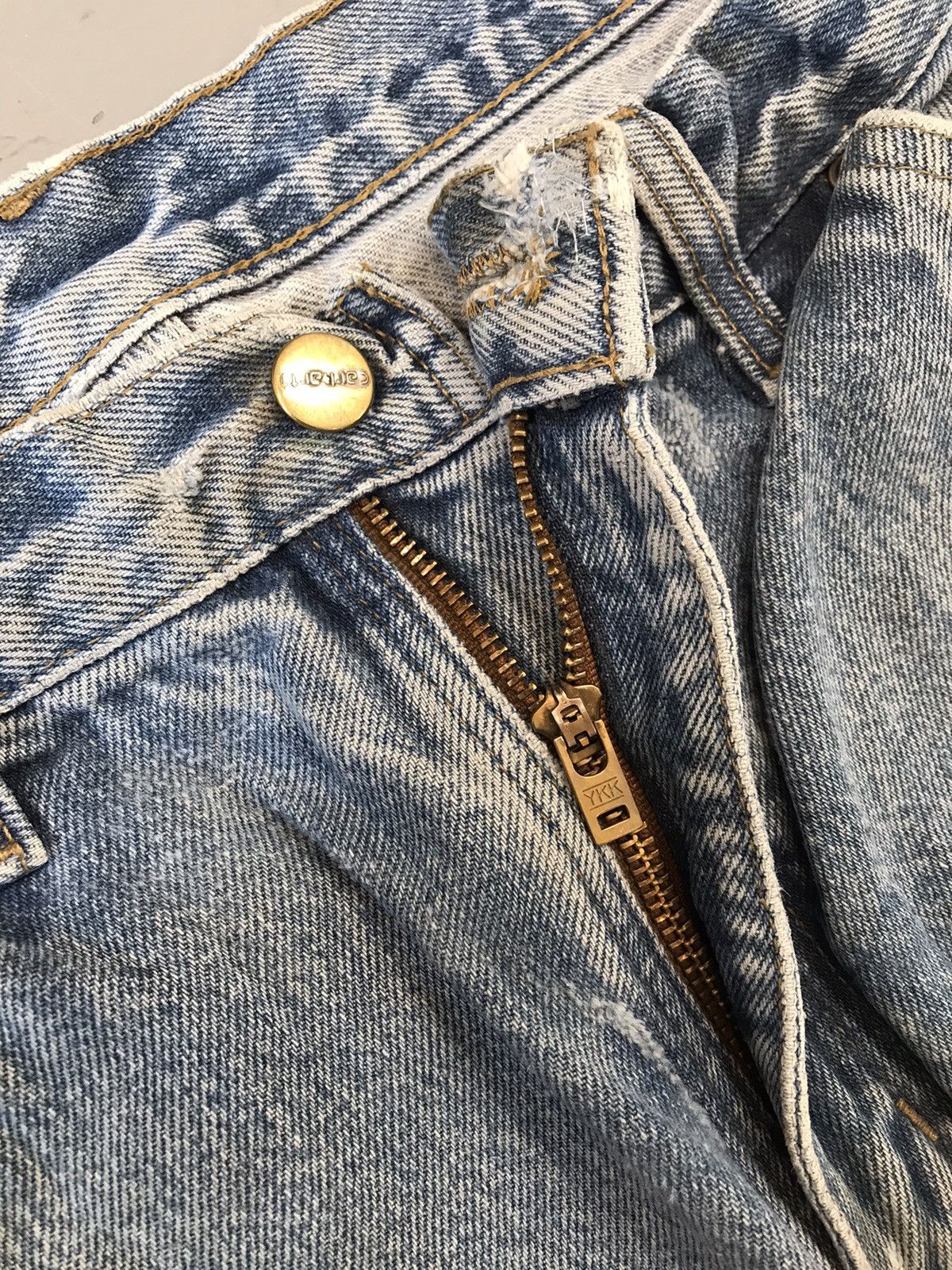 Carhartt × Designer × Vintage Vintage Carhartt B73 DST double knee carpenter denim Size US 30 / EU 46 - 5 Thumbnail