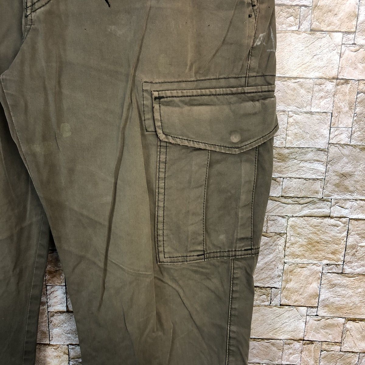 Japanese Brand × Uniqlo Uniqlo Brown Cargo Multipocket Pants #A430 Size US 31 - 11 Thumbnail