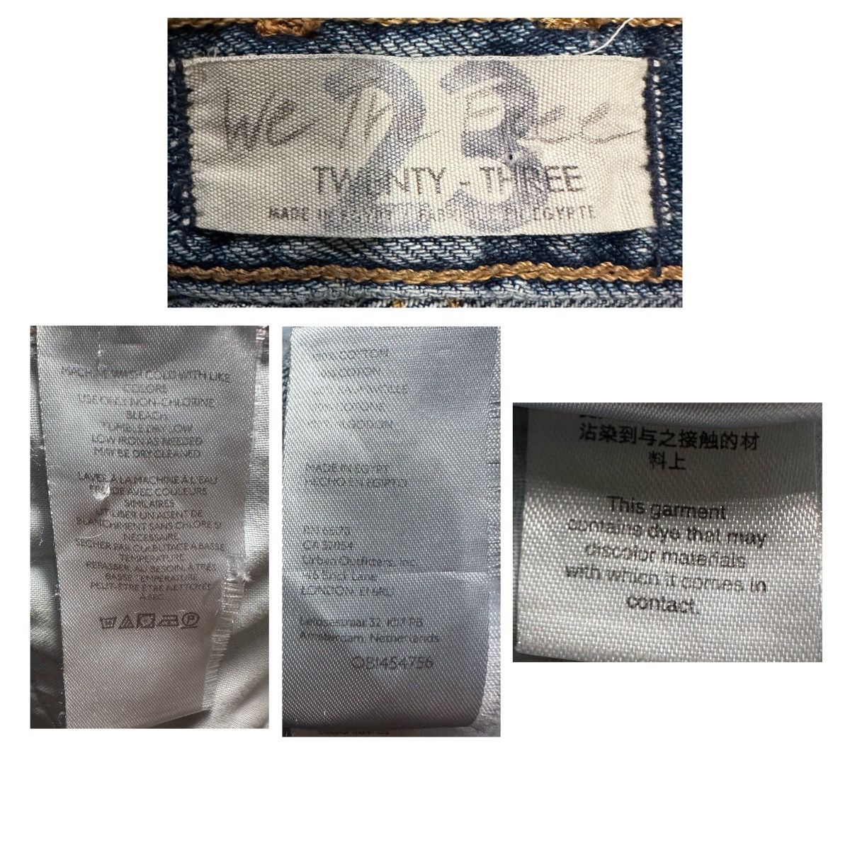 Free People Size 23: Free People Distressed Denim Button Fly Shorts Size 23" - 6 Thumbnail