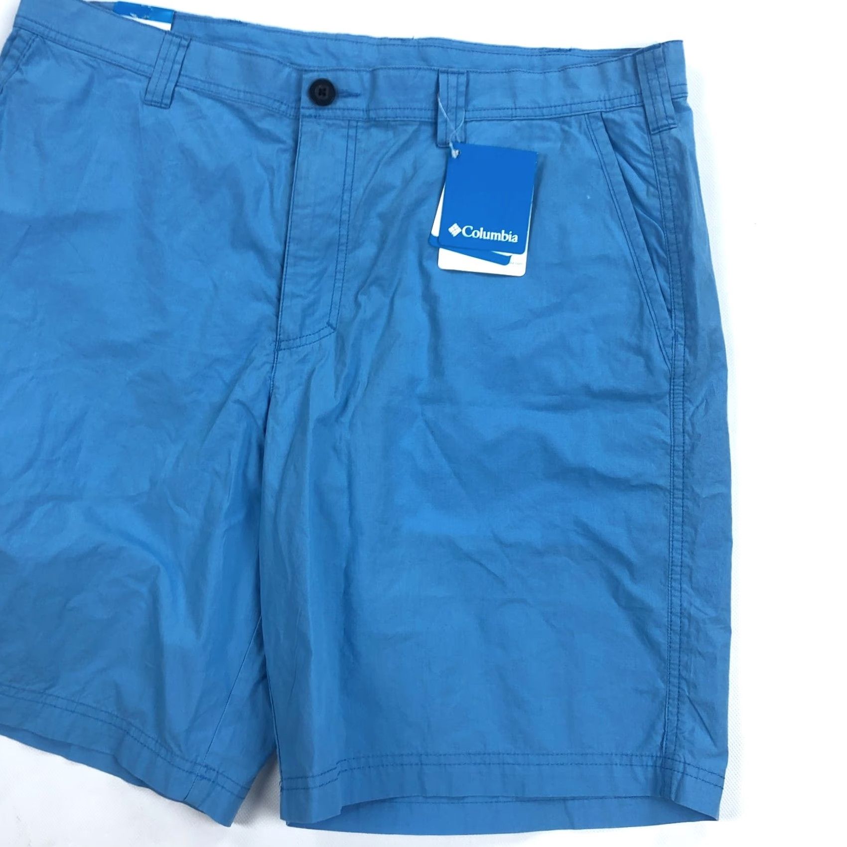 Vintage Columbia Washed Out Shorts Mens 38 Blue 10" Inseam Cotton Knit Regular Chino Outdoor Size US 38 / EU 54 - 3 Thumbnail