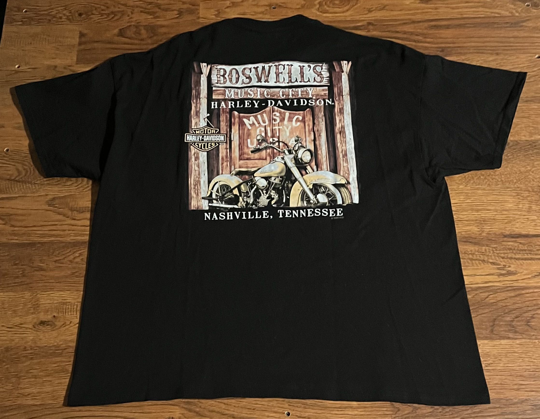 Harley Davidson Harley-Davidson Music City Nashville TN Graphic T-Shirt Size US XXL / EU 58 / 5 - 2 Thumbnail