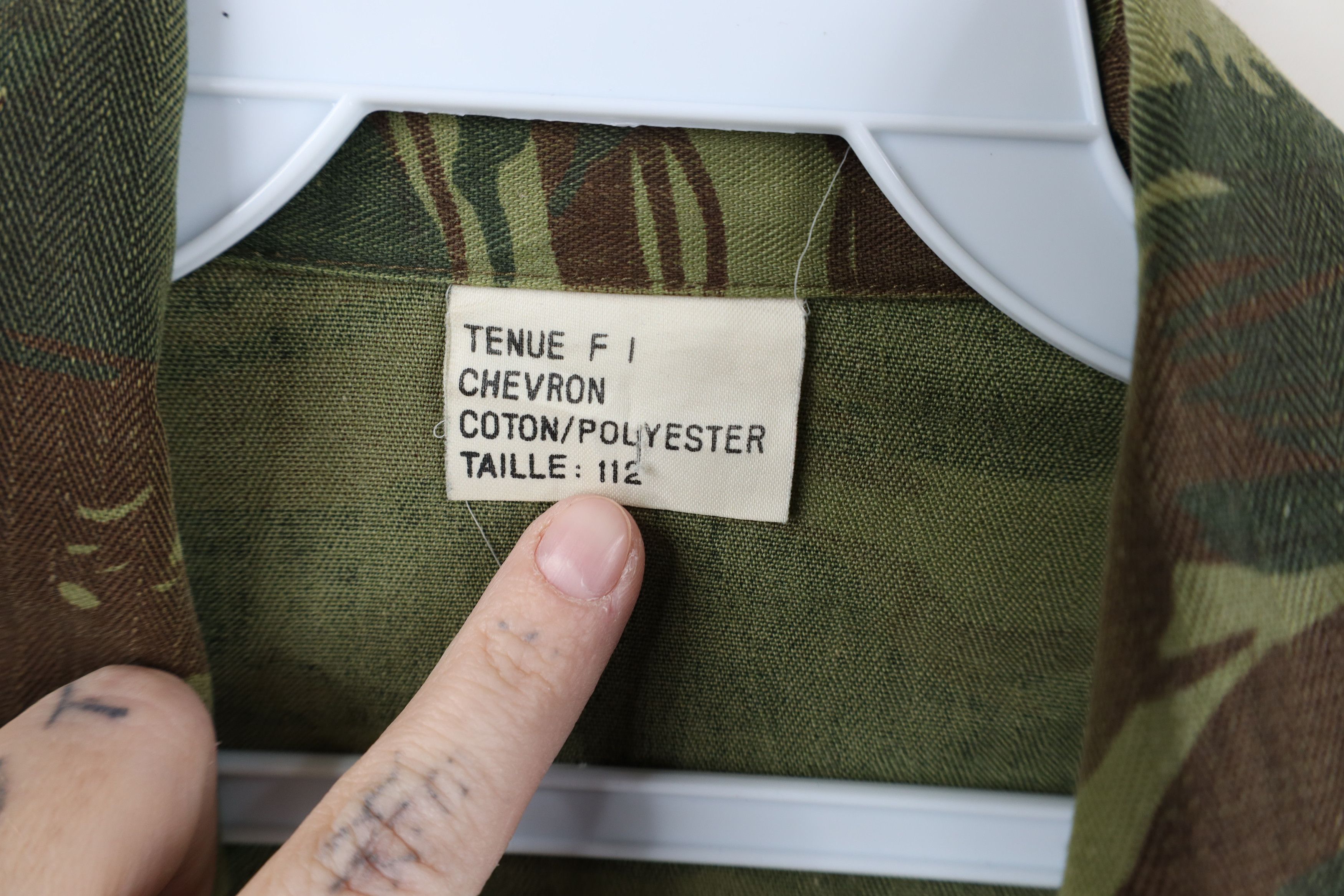 Vintage Vintage 80s 90s French Military Twill Camouflage Jacket Size US L / EU 52-54 / 3 - 9 Thumbnail