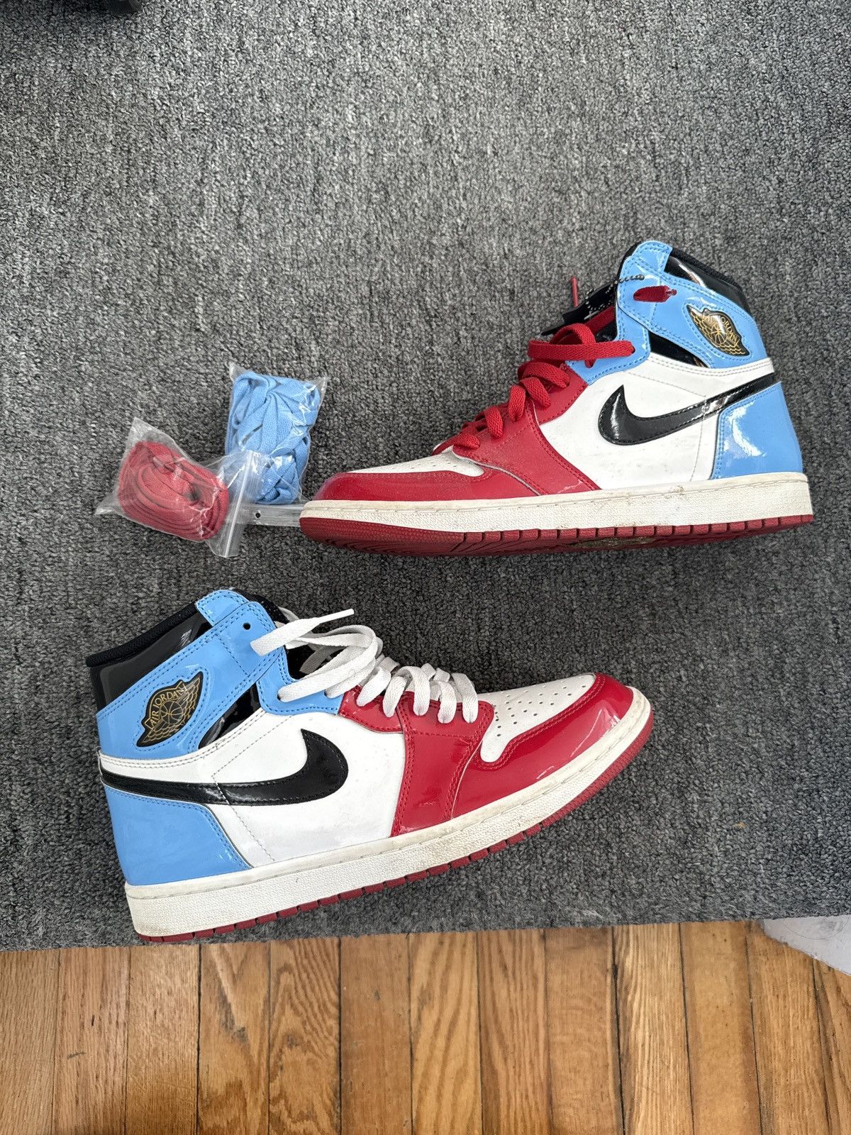 Nike Jordan 1 Fearless UNC Chicago Size US 10 / EU 43 - 3 Thumbnail