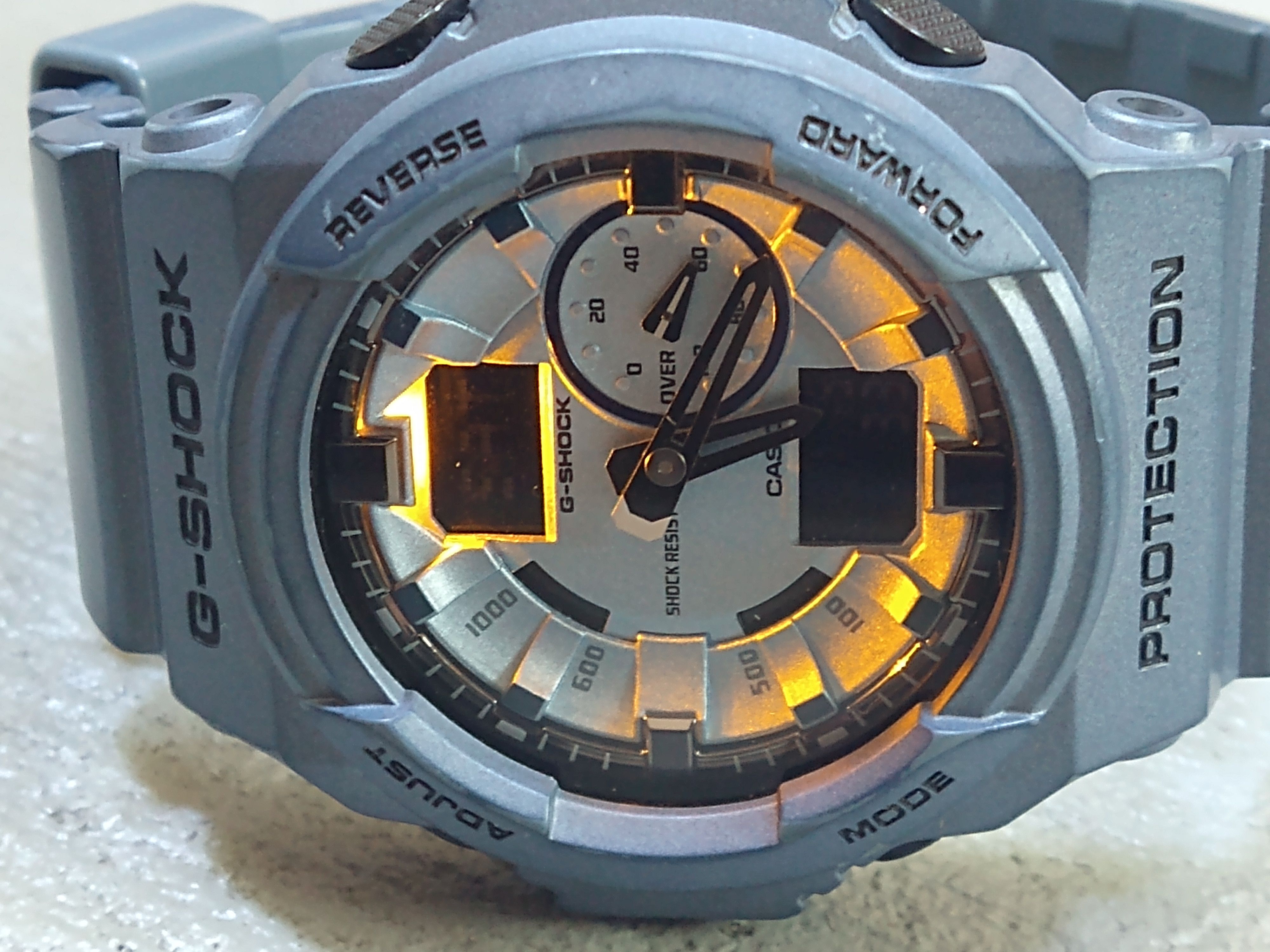 Casio Casio G Shock GA-150A Watch Blue Digital Size ONE SIZE - 2 Thumbnail