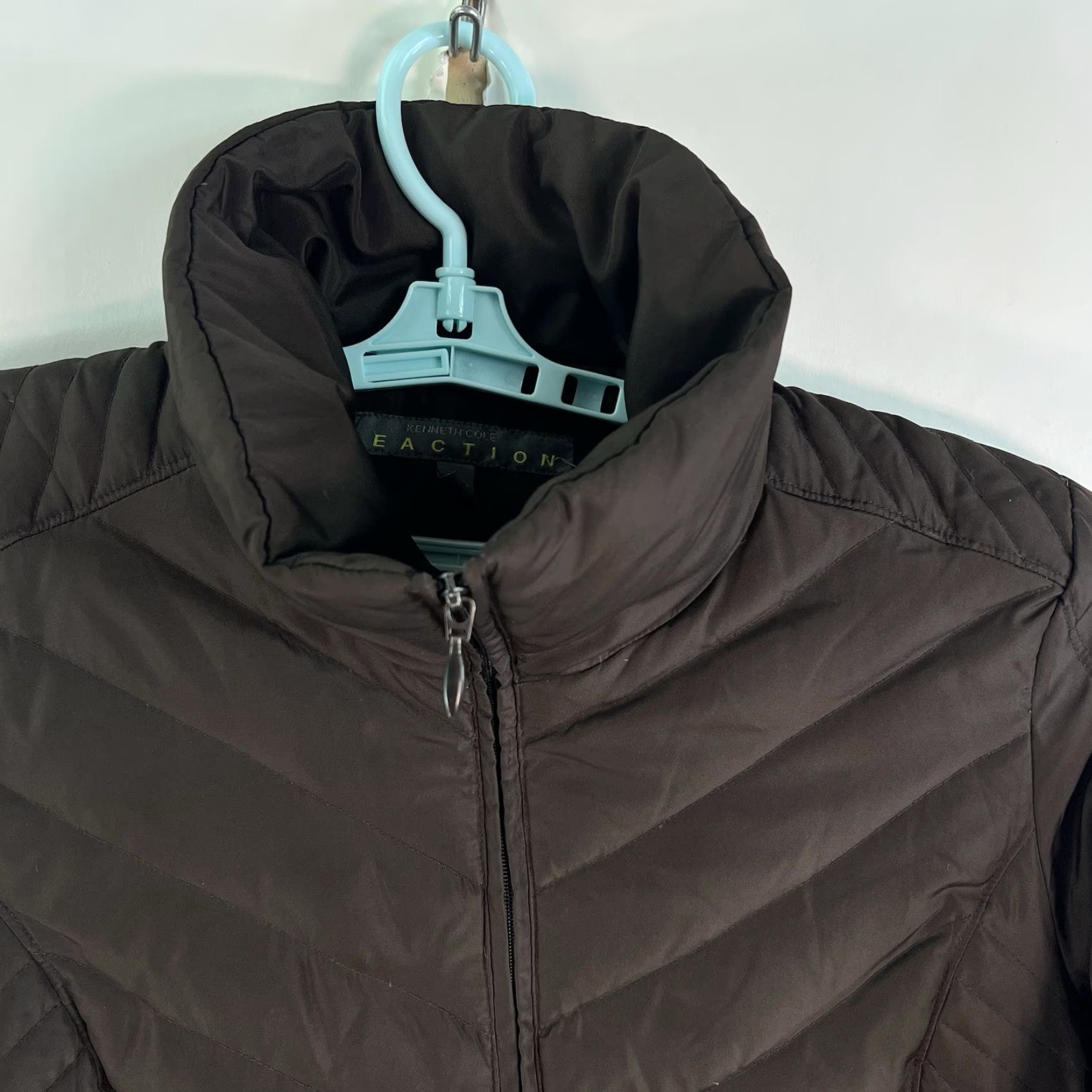 Kenneth Cole Kenneth Cole Reaction Downed Puffer Jacket Womens Size L Brown Size L / US 10 / IT 46 - 3 Thumbnail