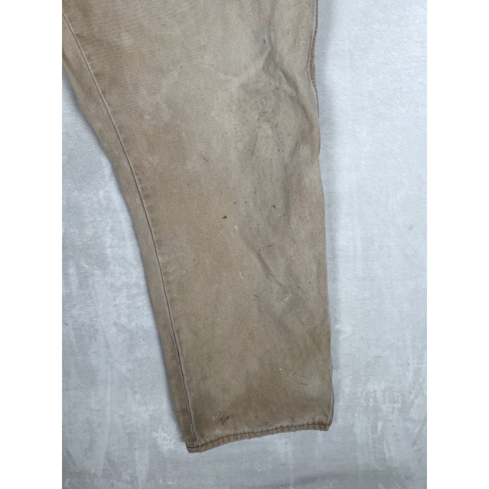 Dickies VINTAGE Dickies Pants Carpenter 40x30 Men Regular Straight Brown 90s Grunge Workwear Stained Sun Fade 874 Size US 40 / EU 56 - 6 Thumbnail