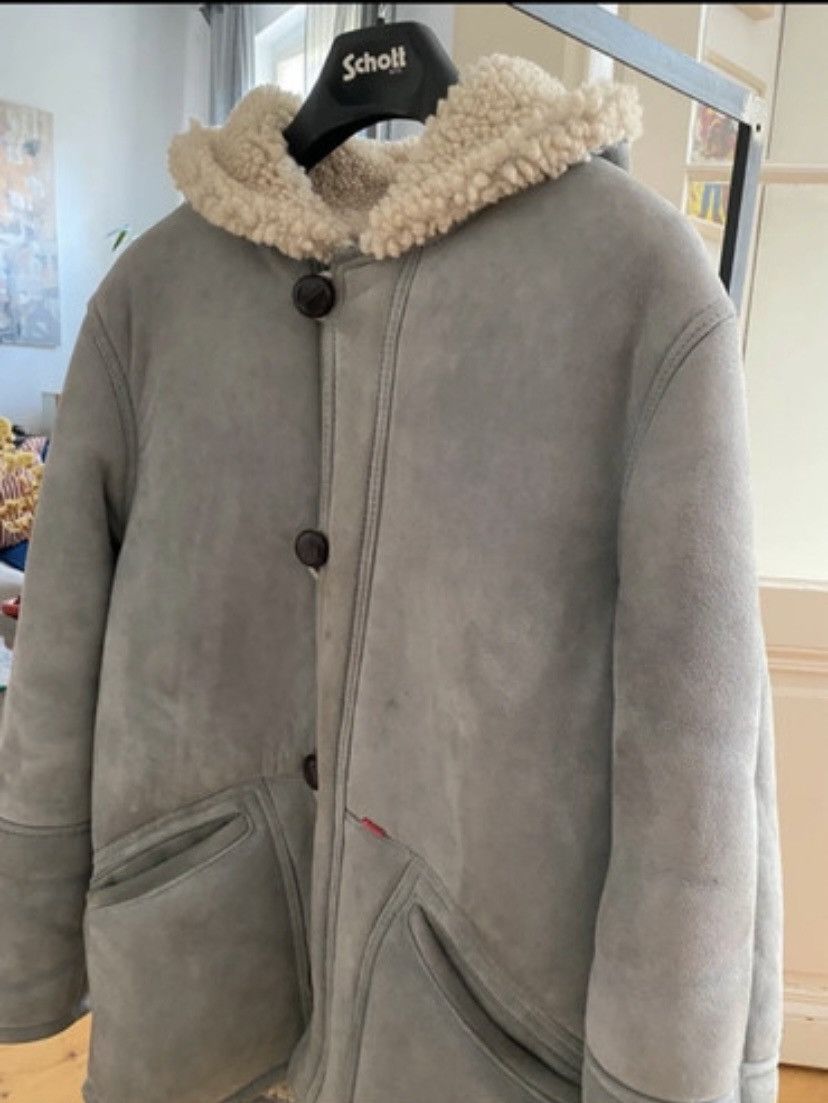 Schott × Supreme Supreme Schott Shearling Hooded Jacket Size US M / EU 48-50 / 2 - 3 Thumbnail