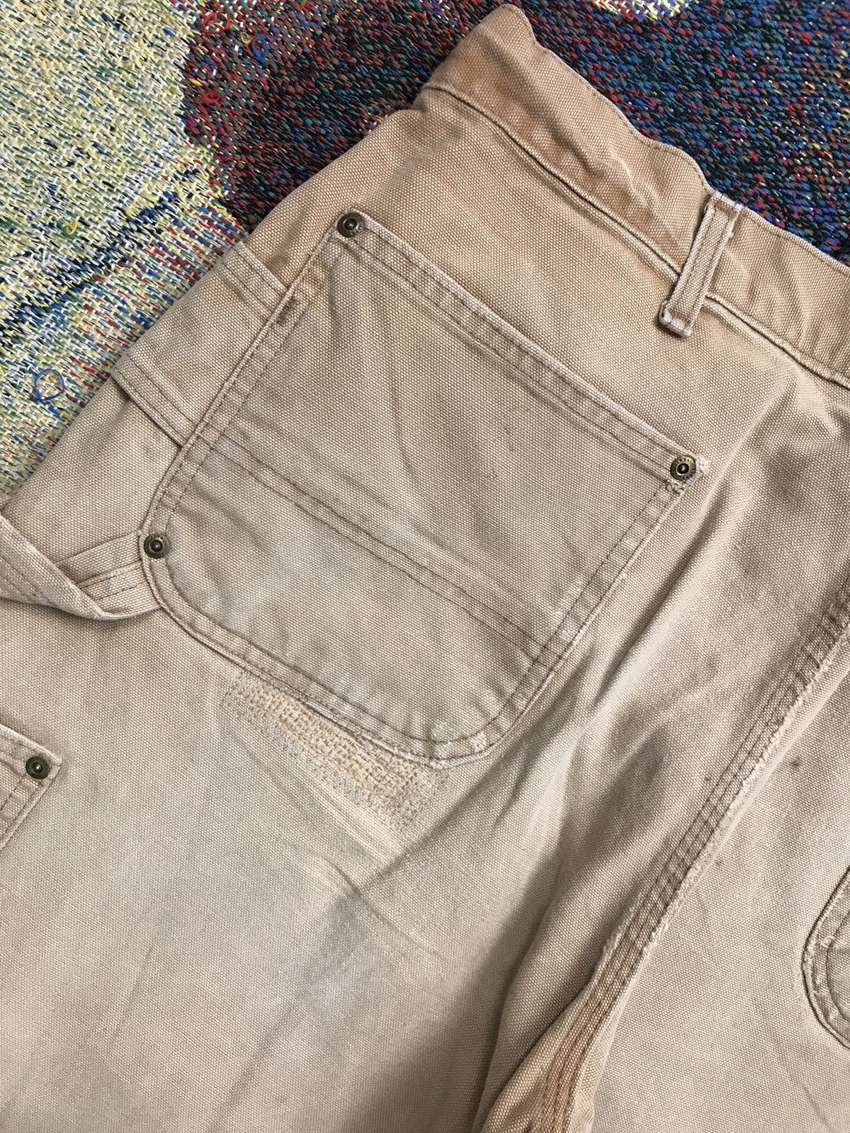 Carhartt Vintage Carhartt B292 BRN double knee workwear denim Size US 38 / EU 54 - 17 Thumbnail