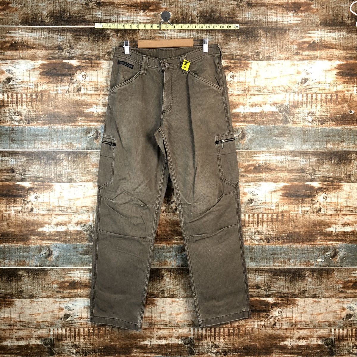Faded Glory × Japanese Brand Dogman Brown Cargo Multipocket Pants #A2528 Size US 31 - 1 Thumbnail