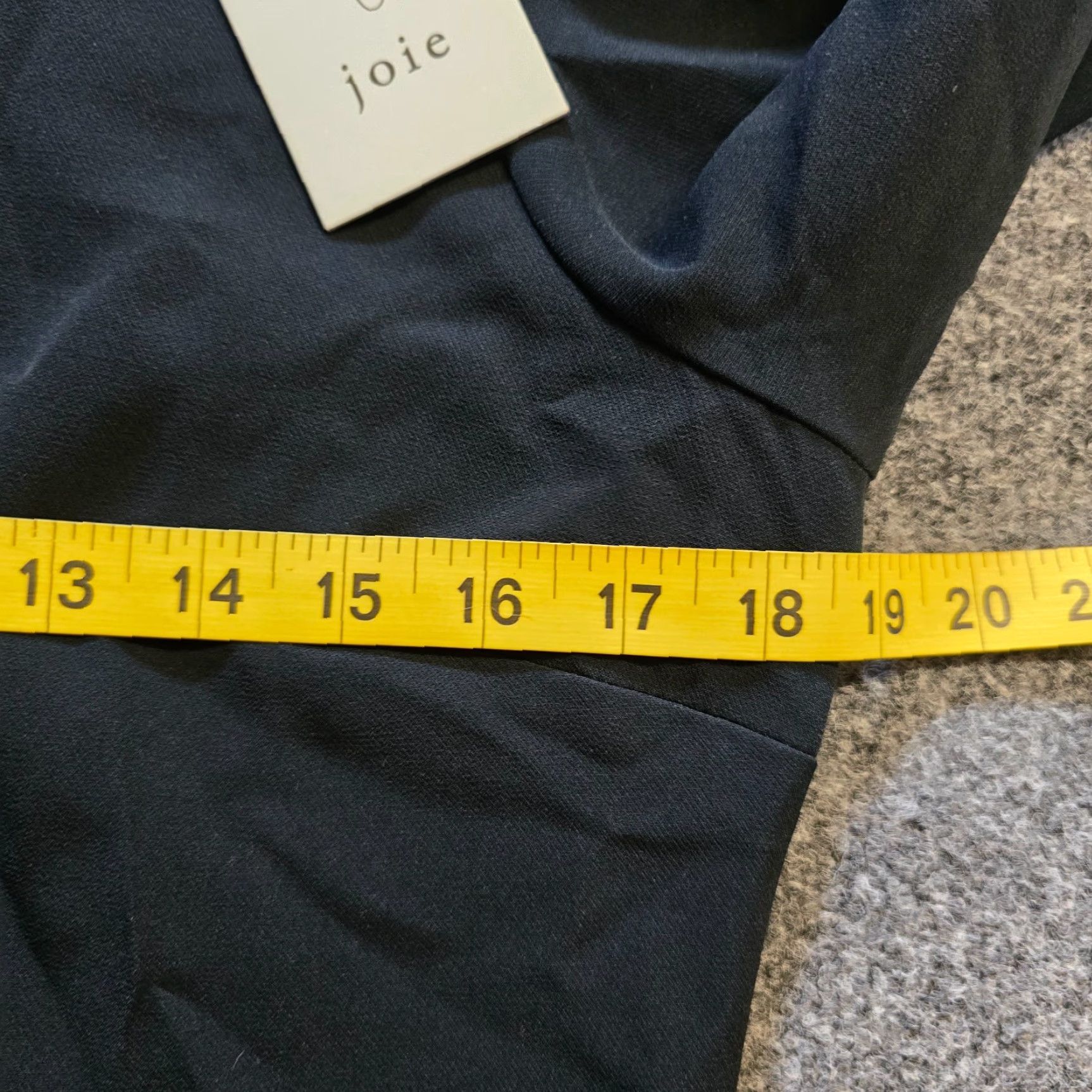 Joie VINTAGE? No. Joie Top Womens Size Large Black Bodysuit Puff Sleeve Fitted Stretch Capsule Size L / US 10 / IT 46 - 5 Thumbnail