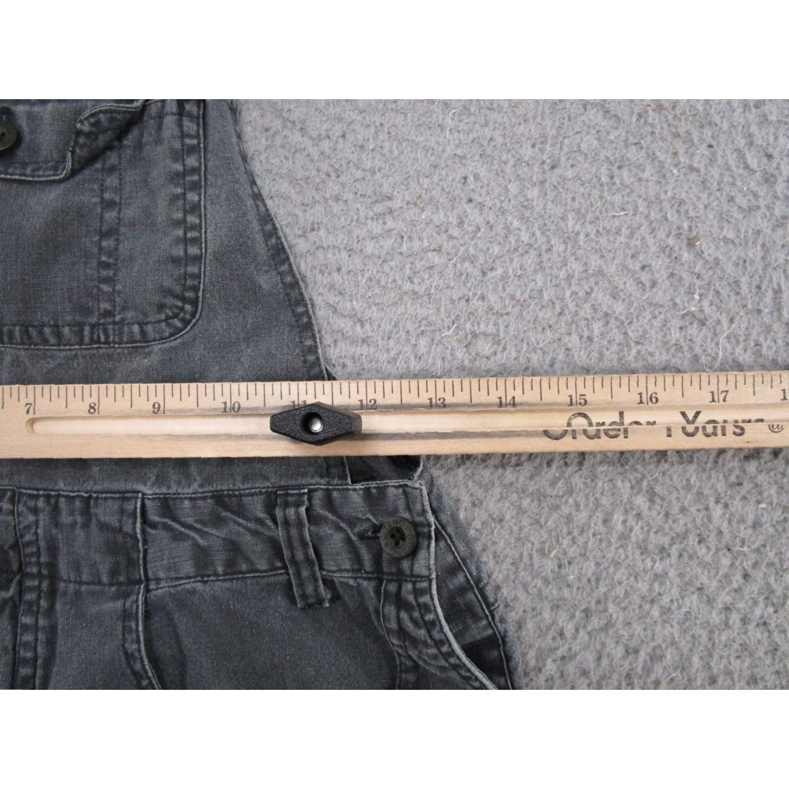 Vintage VINTAGE Gitano Overalls Sleeveless Womens Size M Gray Canvas 90s Hippie Pockets Accessories Dressy Casual Girls Mens Womens Size 32" / US 10 / IT 46 - 6 Thumbnail