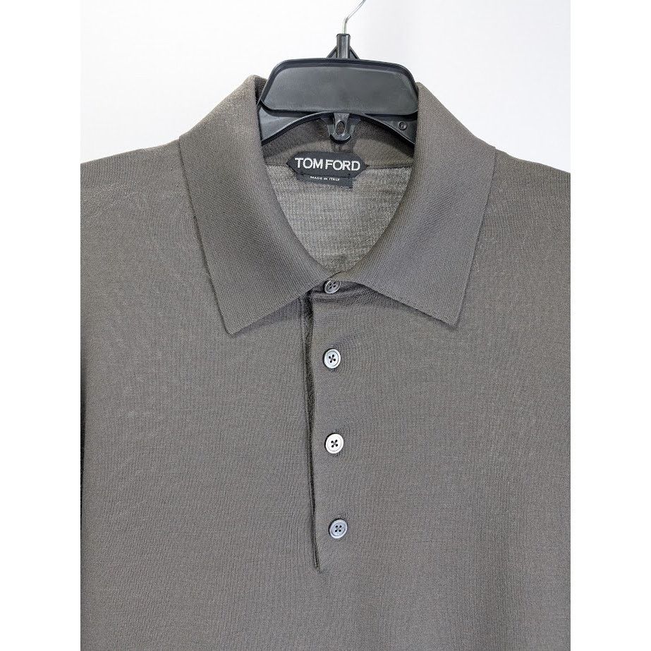 Tom Ford o1rshd1 Polo Shirt in Black Size US L / EU 52-54 / 3 - 3 Thumbnail
