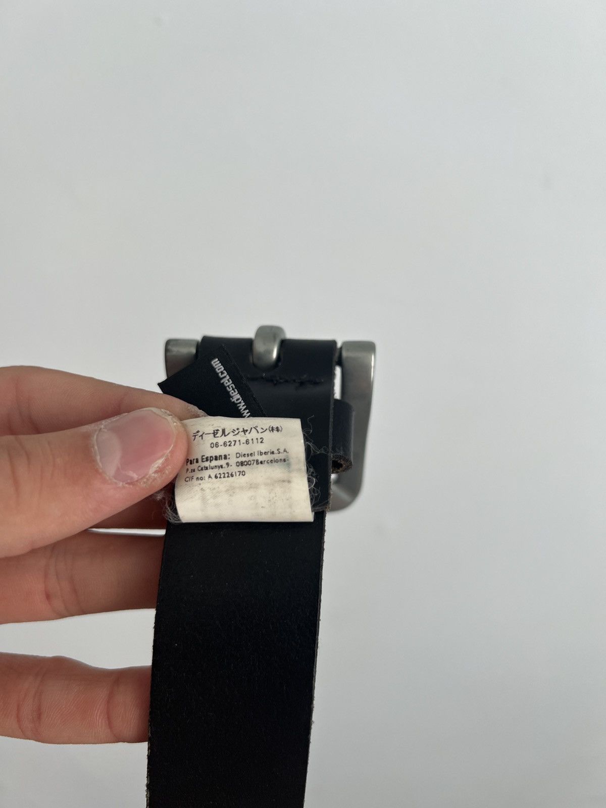 Diesel Diesel Belt Leather Black Vintage Size ONE SIZE - 5 Thumbnail