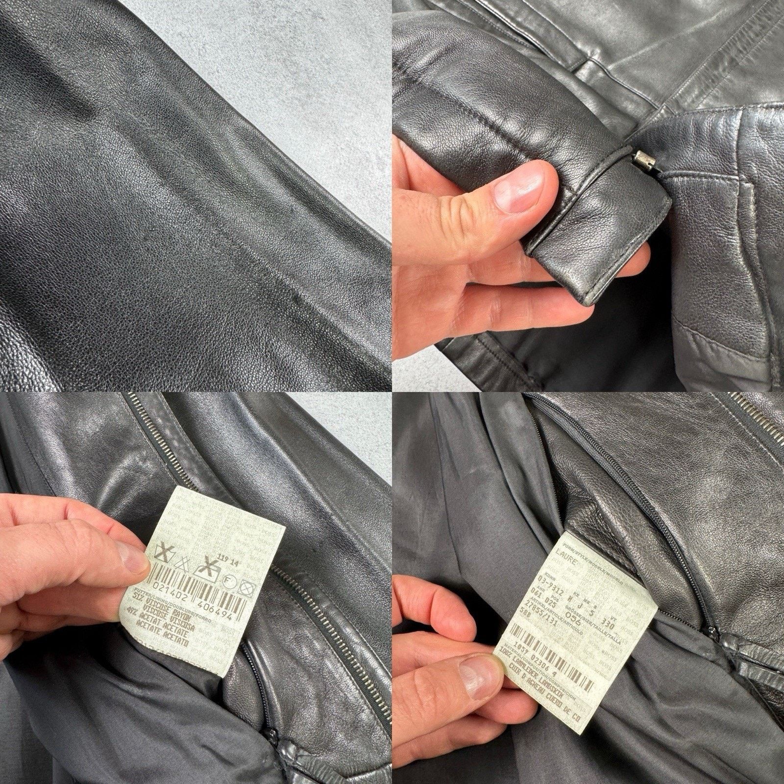 Hugo Boss Vintage Hugo Boss Leather Jacket Men Size 56 Black Size US XL / EU 56 / 4 - 20 Thumbnail
