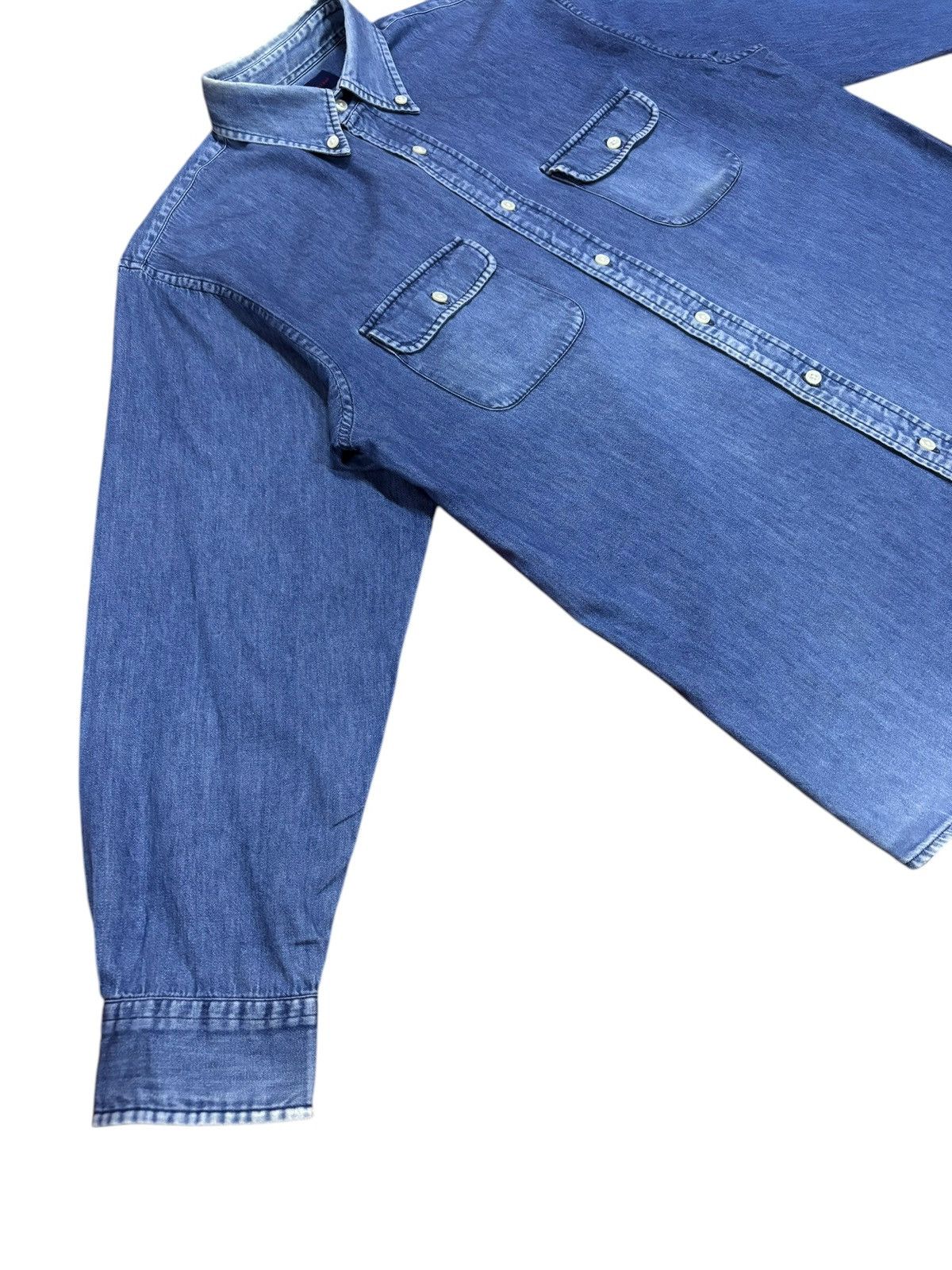 Edwin × Japanese Brand Vintage 90s Edwin Button Up Denim Size US XL / EU 56 / 4 - 5 Thumbnail