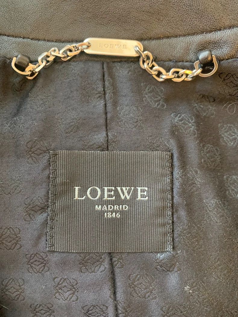 Loewe LOEWE Sheepskin leather jacket Size M / US 6-8 / IT 42-44 - 4 Thumbnail
