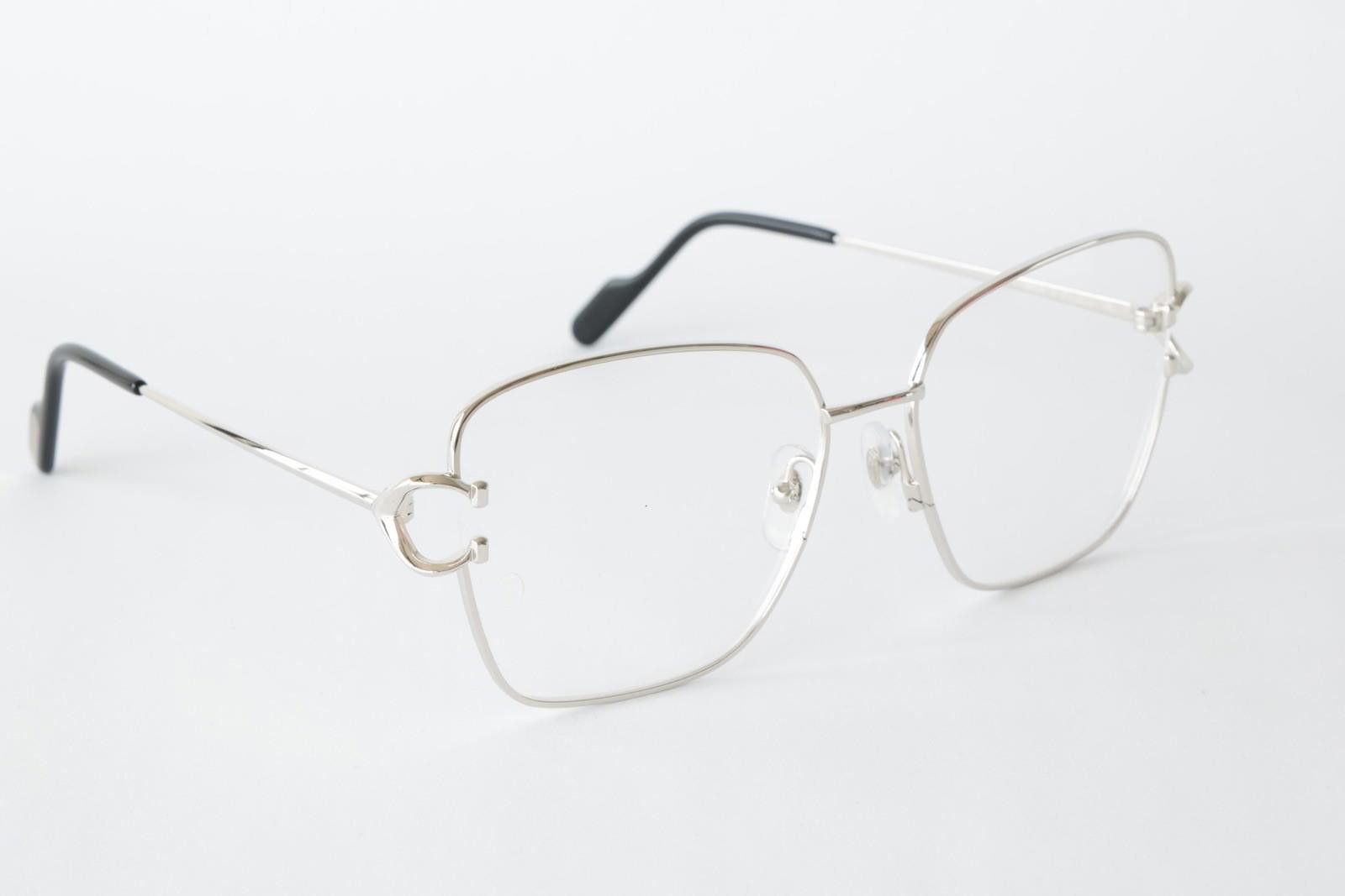 Cartier New Cartier eyewear optical eyeglasses CT0486O 002 silver Size ONE SIZE - 8 Thumbnail