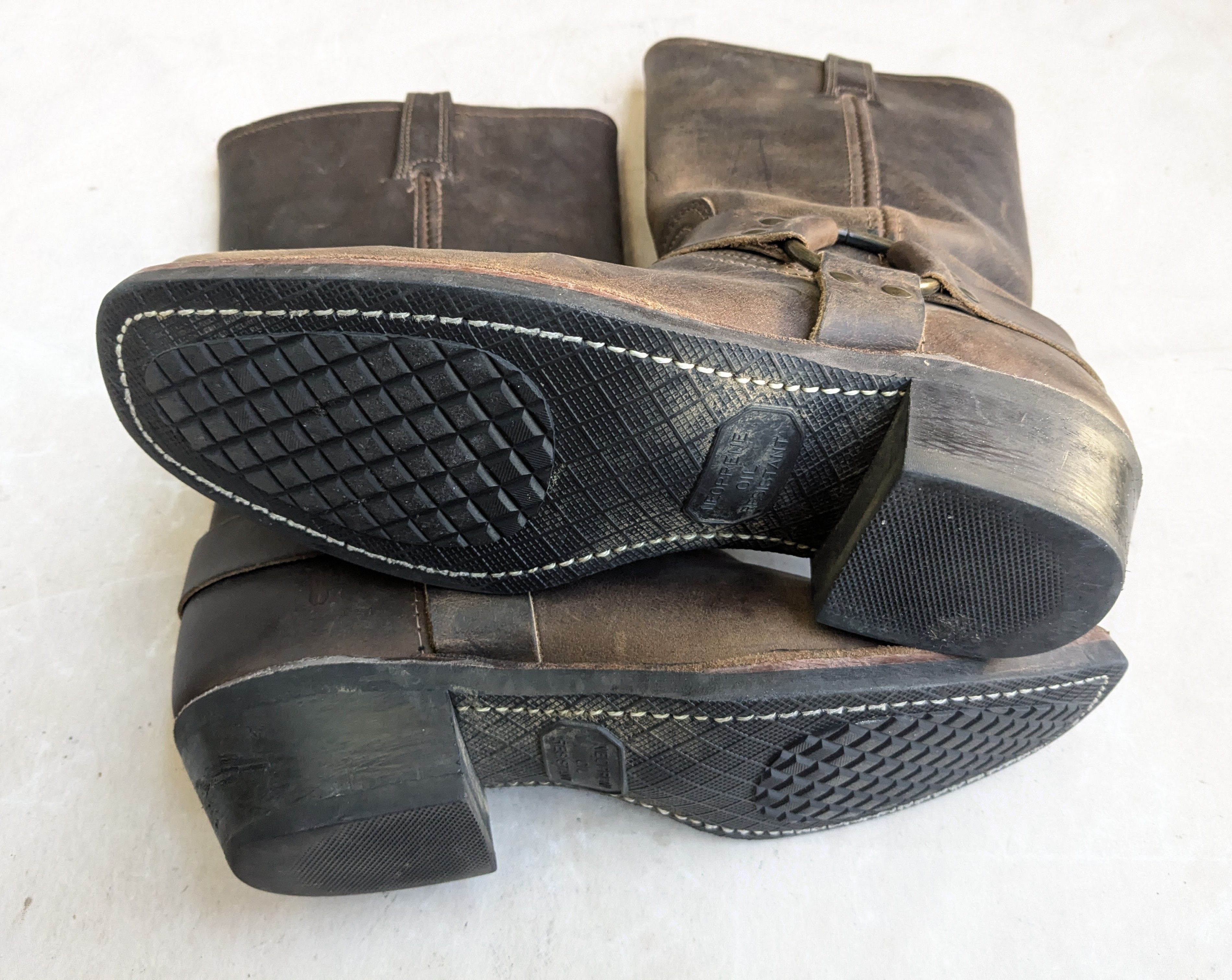 Frye Frye Harness Boots Brown 8 Leather Size US 8 / EU 41 - 14 Thumbnail