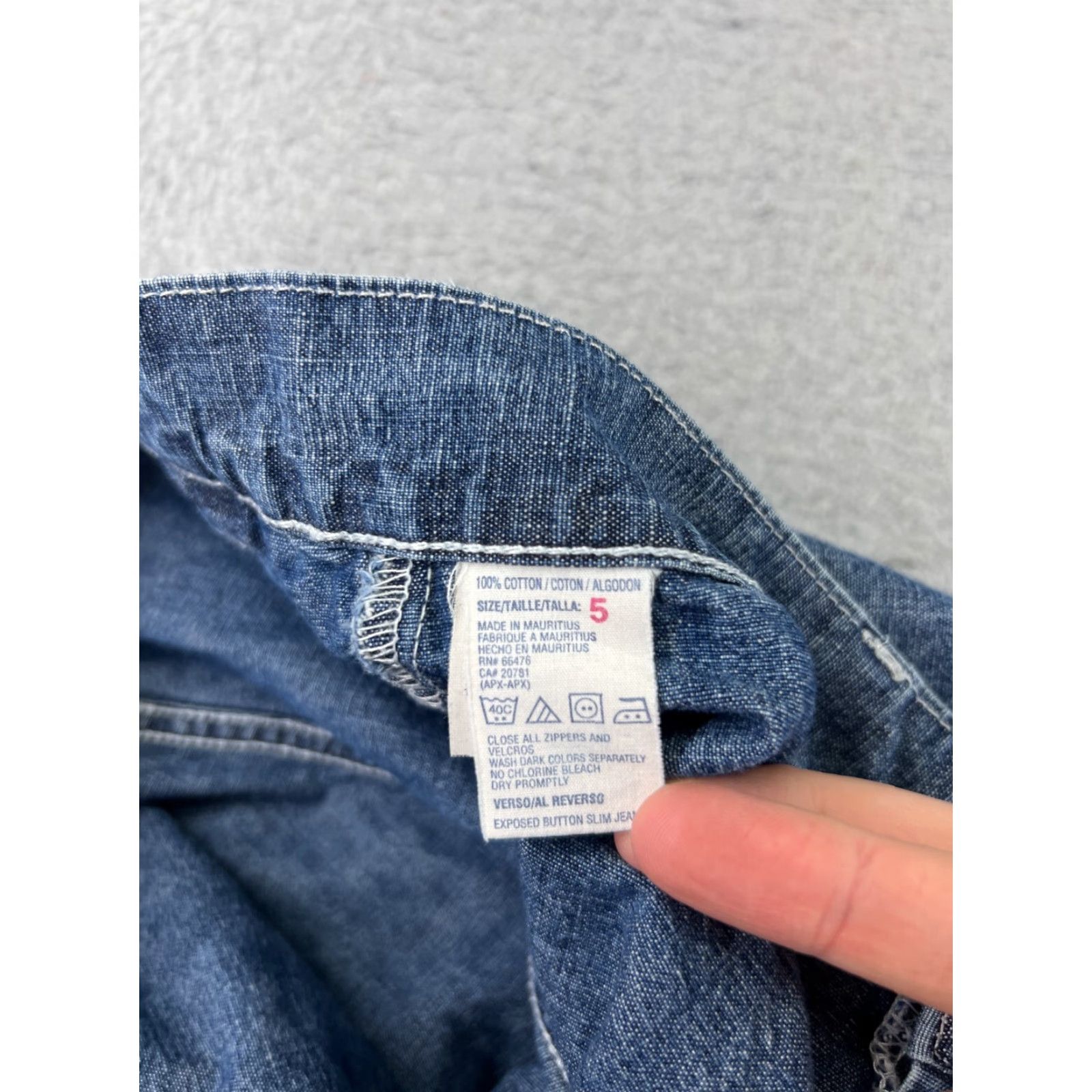 Tommy Hilfiger Tommy Hilfiger Jeans Womens 5 Blue Denim Straight Leg Button Fly 5-Pocket Design Inseam 30 in Cotton Size 27" / US 4 / IT 40 - 4 Thumbnail