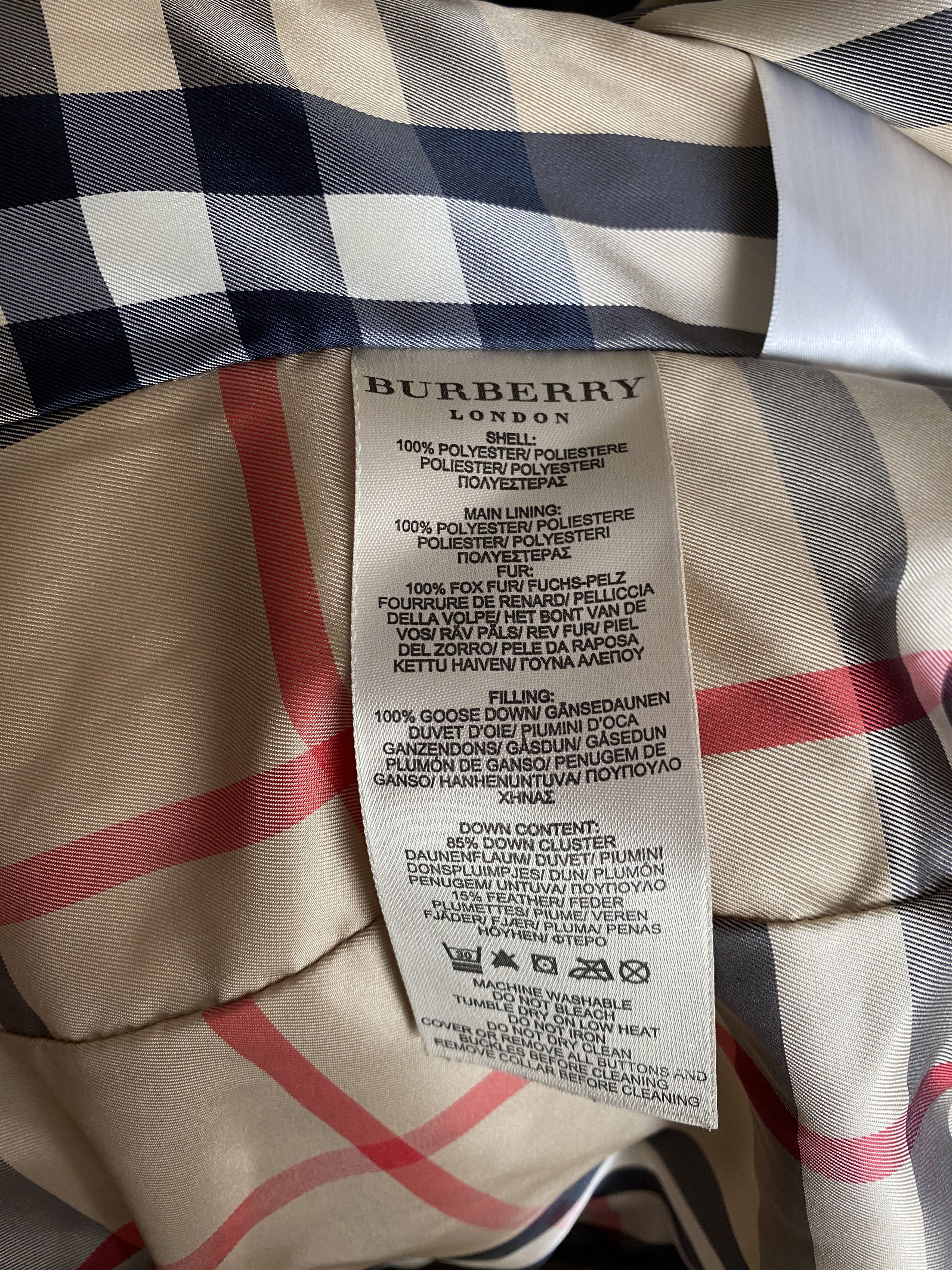 Burberry Burberry quilted puffer jacket down goose nova check Size M / US 6-8 / IT 42-44 - 5 Thumbnail