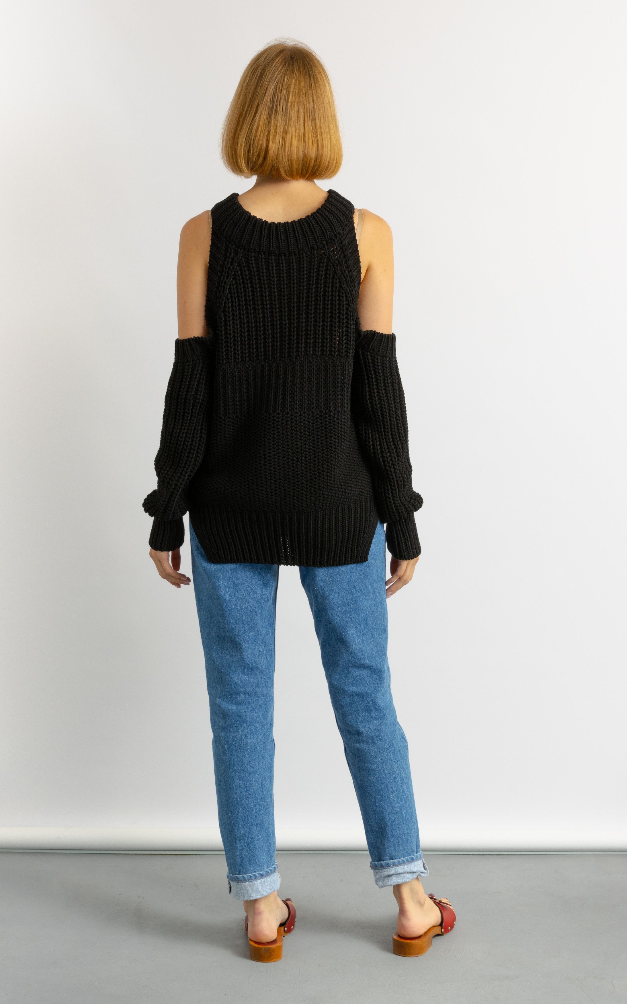 Diesel DIESEL Women's Black Label Cotton Vintage Sweater 6022 Size XS / US 0-2 / IT 36-38 - 5 Thumbnail
