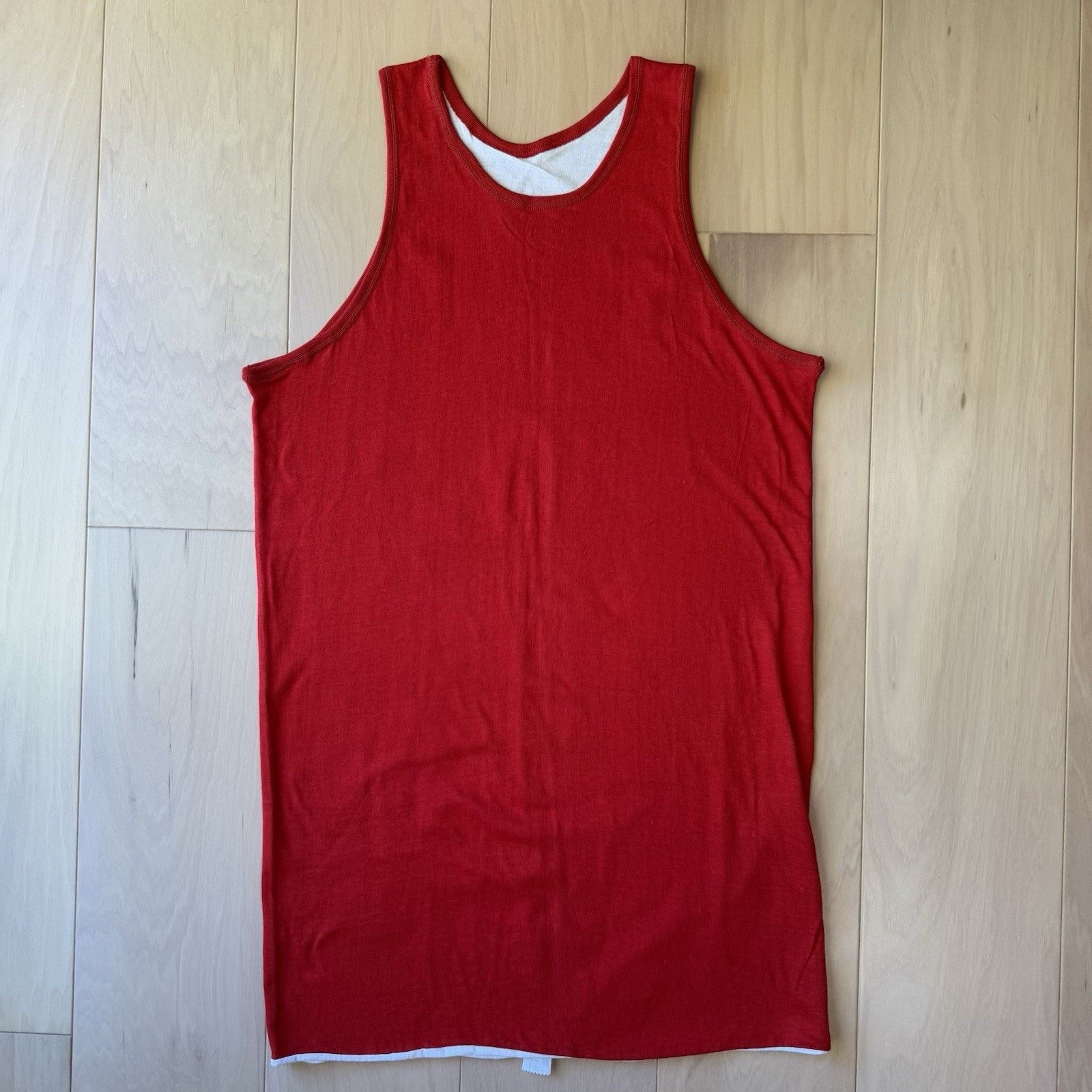 Champion Vintage Champion Running Man Double Face Tank XL Red White Size US XL / EU 56 / 4 - 2 Thumbnail