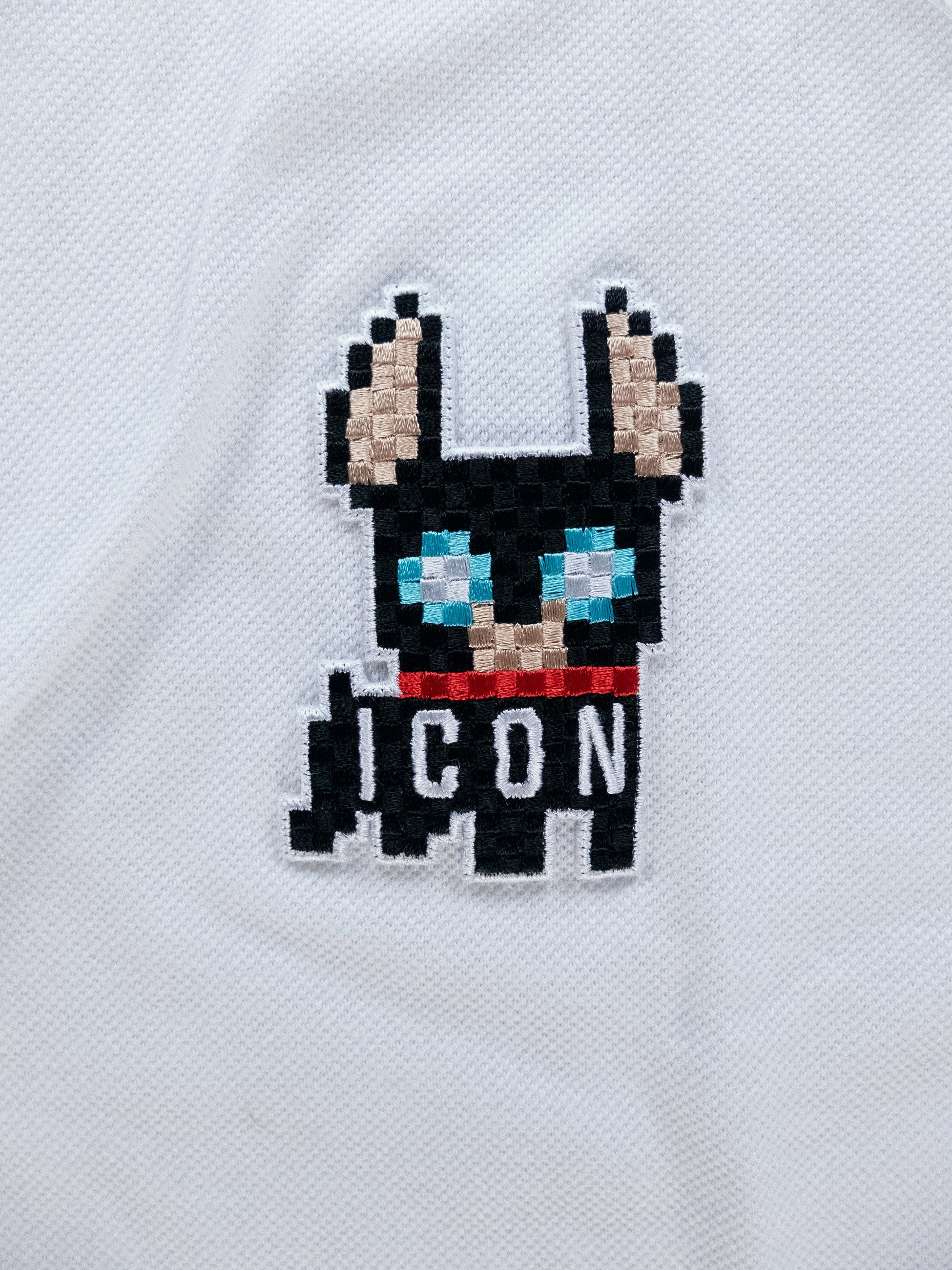 Dsquared2 DSQUARED2 white regular fit Icon logo patch polo shirt XL Size US XL / EU 56 / 4 - 7 Thumbnail