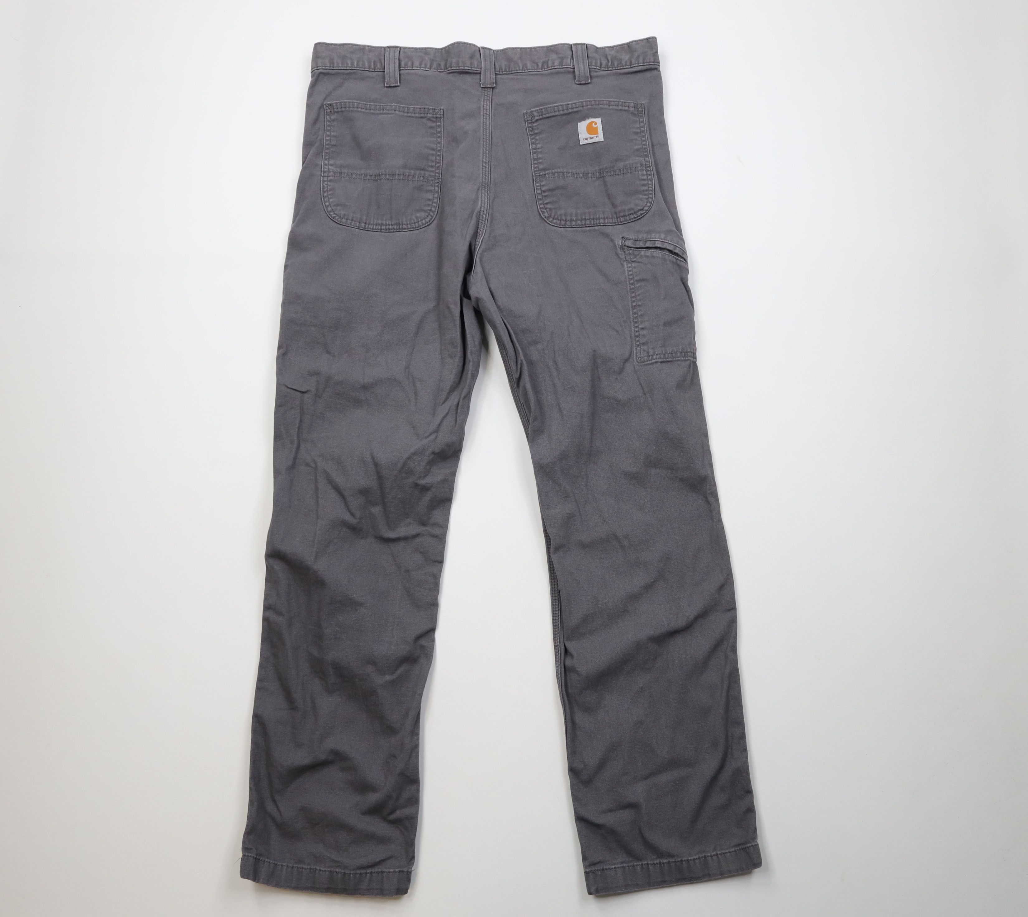 Carhartt Vintage Carhartt Relaxed Fit Canvas Wide Leg Dungaree Pants Size US 36 / EU 52 - 9 Thumbnail