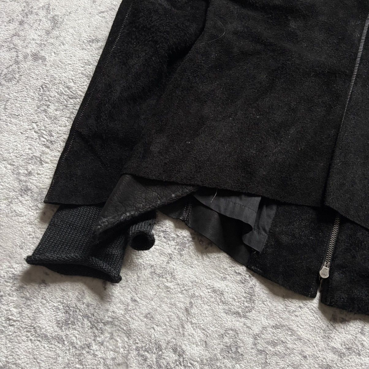 Isaac Sellam Experience Isaac Sellam Suede Leather Spine Jacket Black | Size M Size US M / EU 48-50 / 2 - 10 Thumbnail