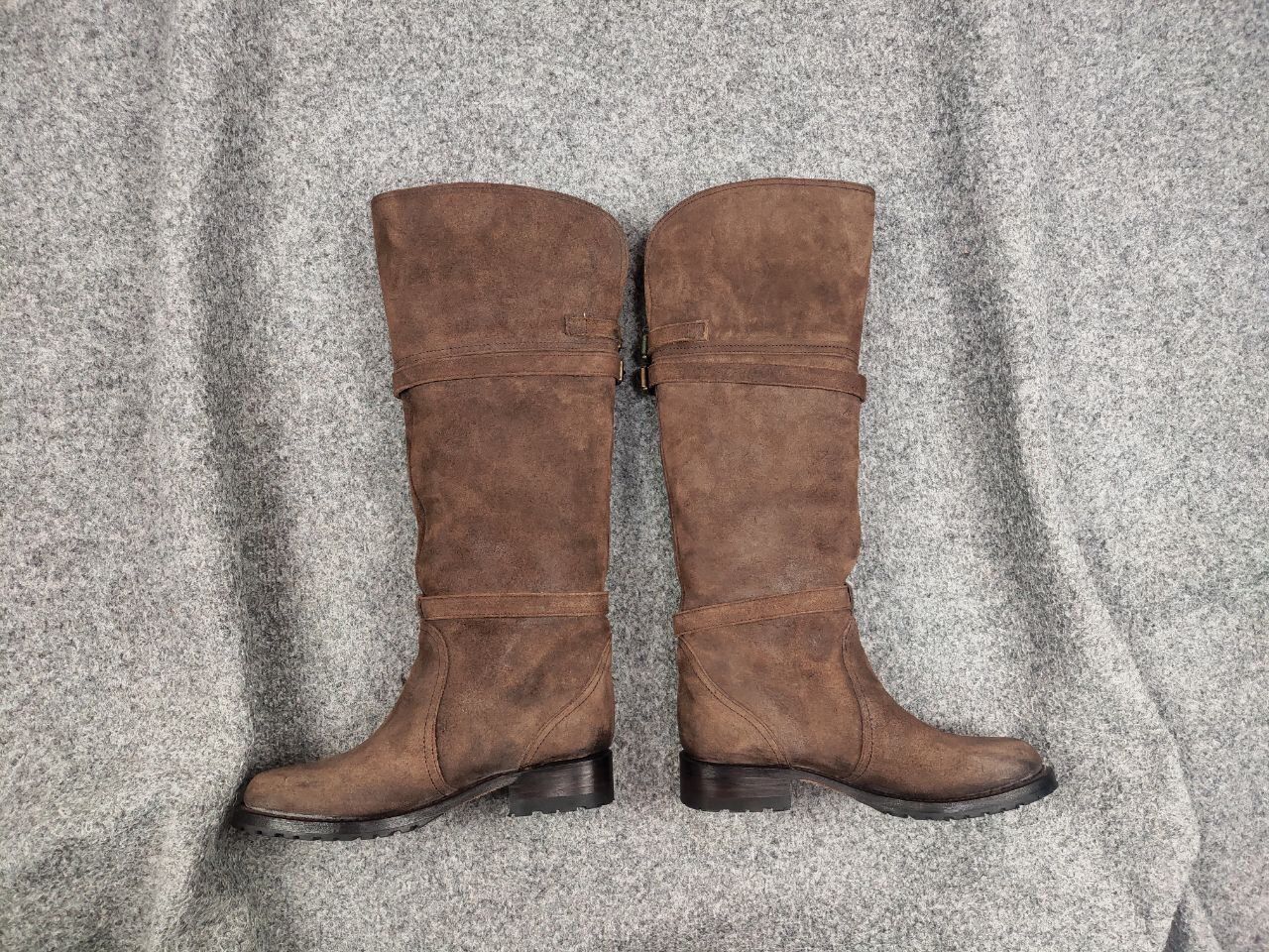 Sendra Sendra Riding Casual High boots womens Brown Suede Leather Size US 6 / IT 36 - 4 Thumbnail
