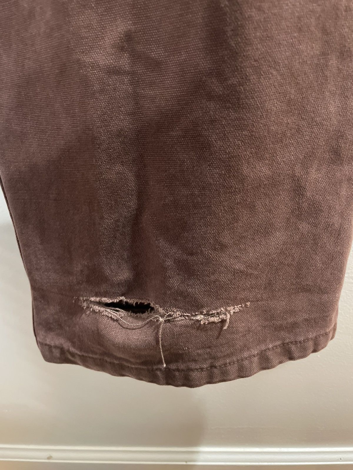 Yuremane Bywin Brown Canvas Pants Size US 34 / EU 50 - 4 Thumbnail