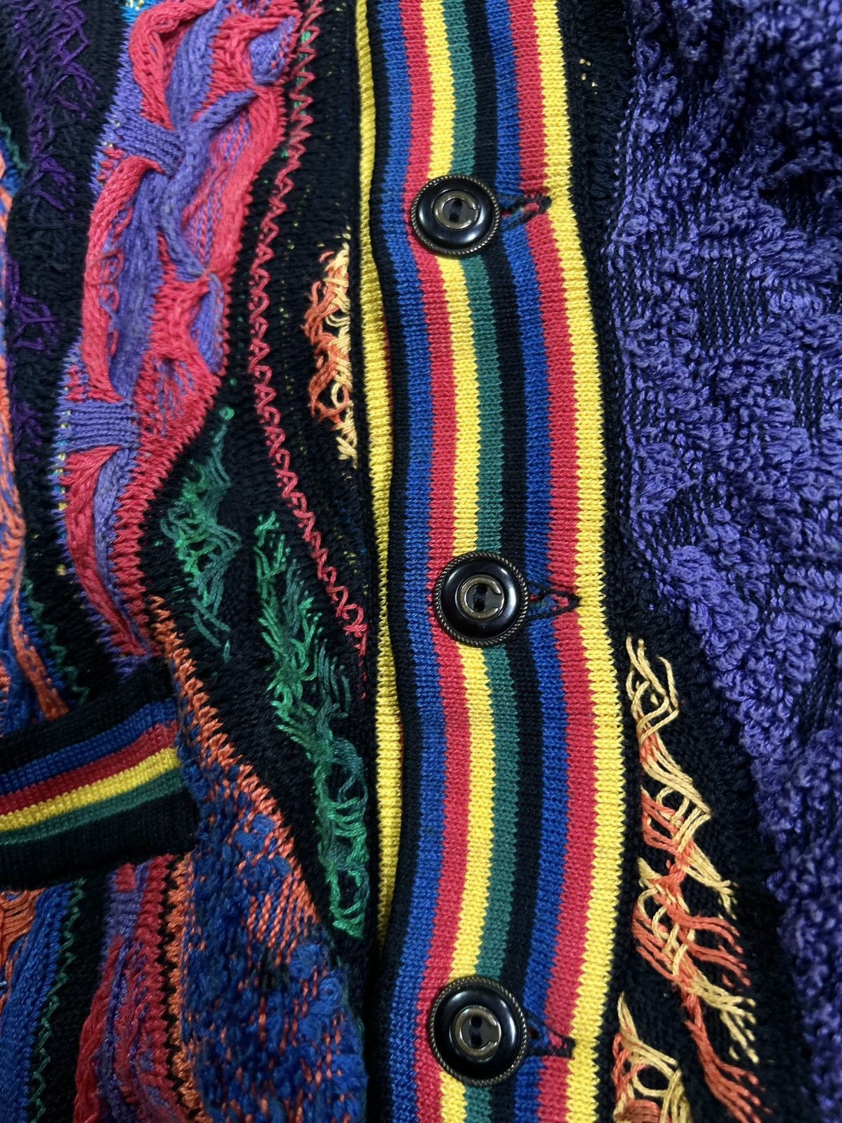 Coogi RAREST COOGI 3D COLOURED CARDIGAN Size US L / EU 52-54 / 3 - 4 Thumbnail