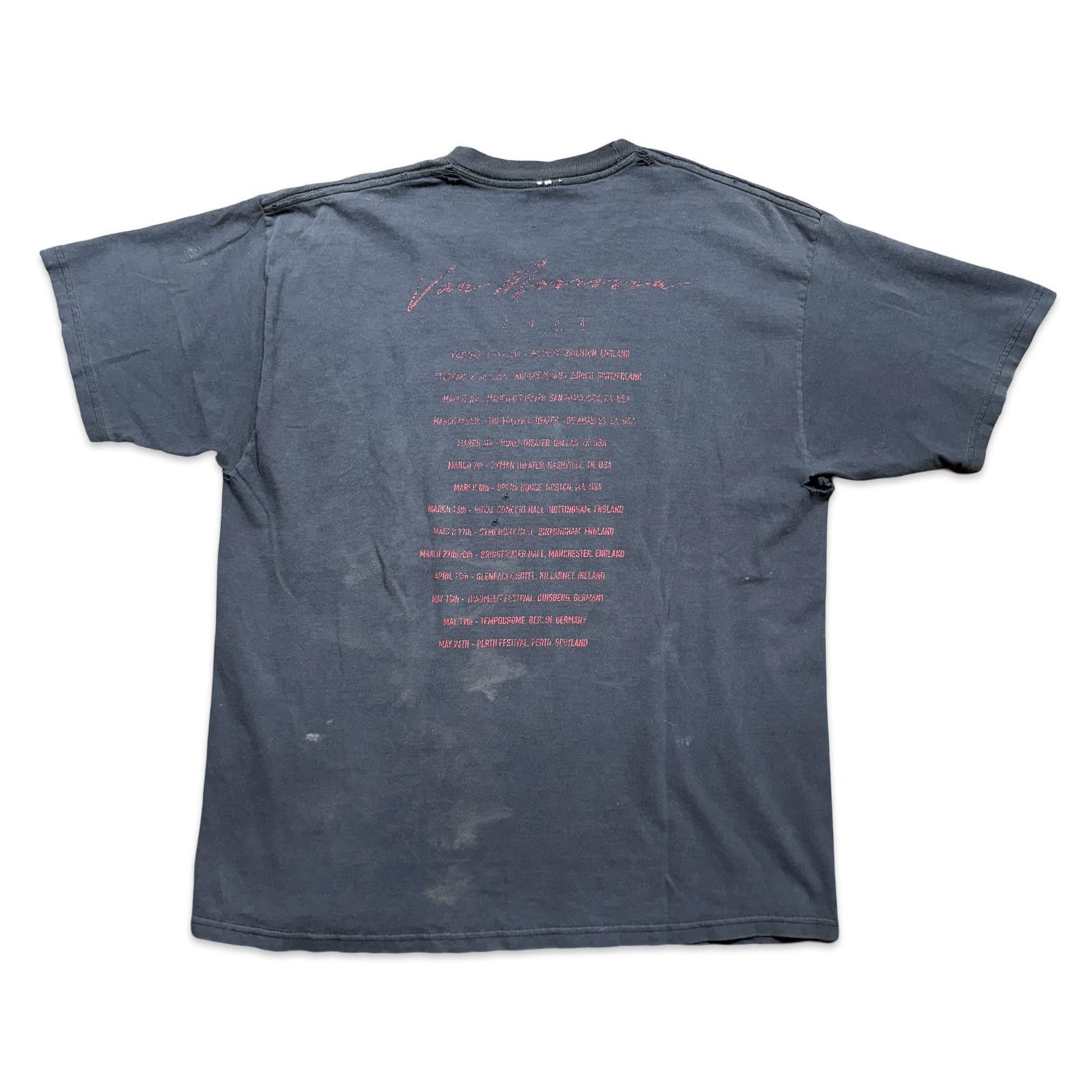 Jerzees Van Morrison Saxophone North America 2006 Tour T-Shirt Size US XL / EU 56 / 4 - 2 Thumbnail