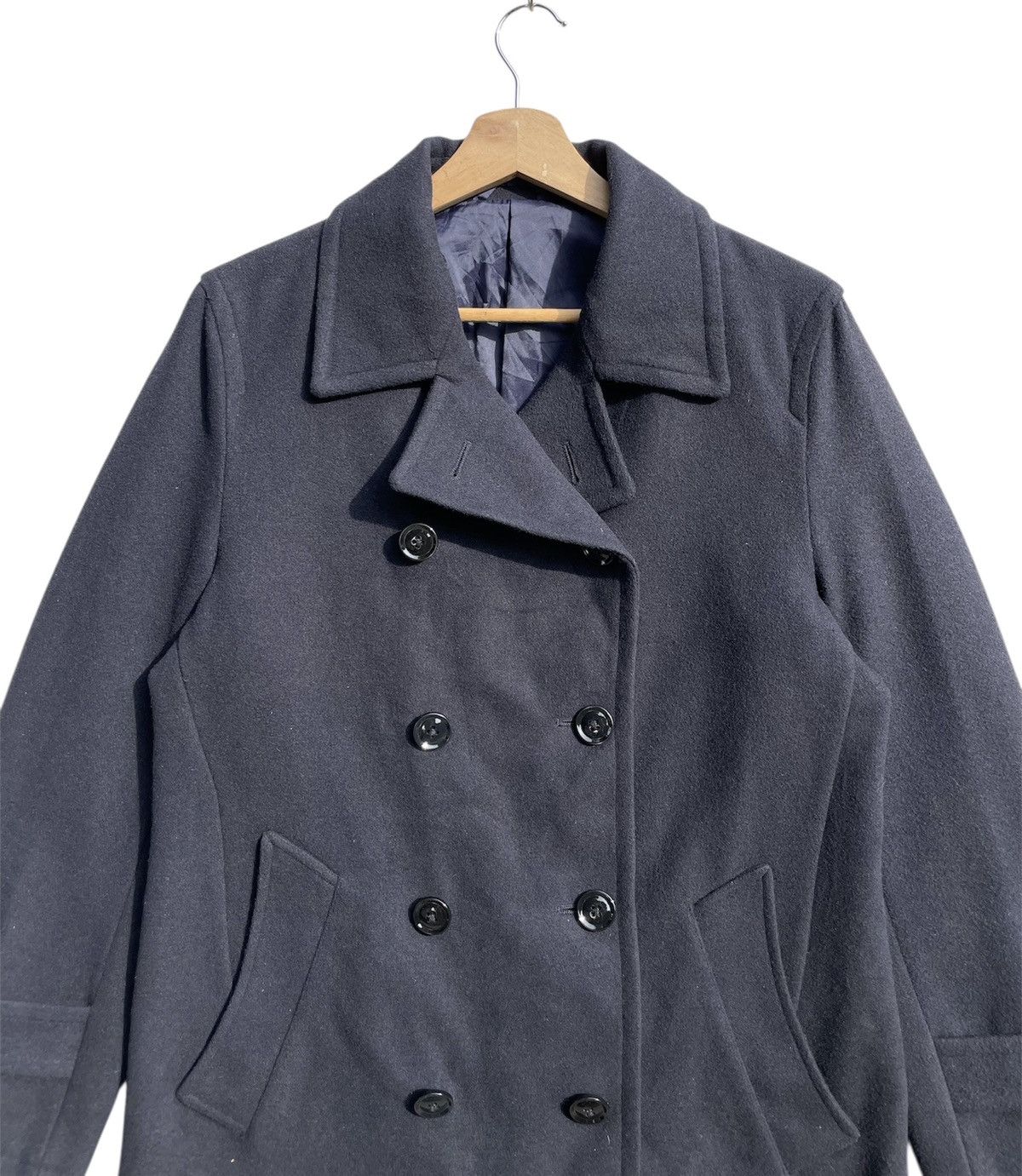 Mr. Junko 🔥Accept Binding 🔥 Mr.Junko Wool Double - Breasted Pea Coat Size US S / EU 44-46 / 1 - 4 Thumbnail