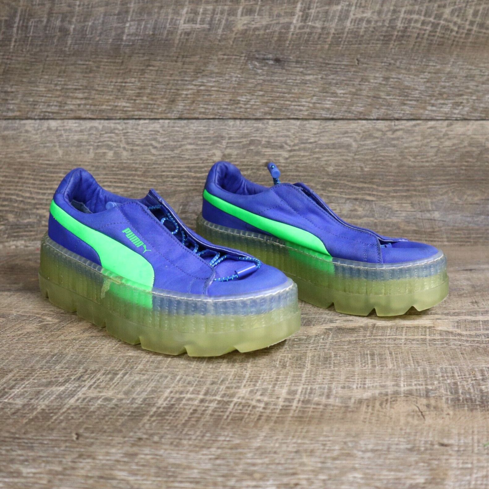 image of Puma X Fenty Rihanna Cleated Creeper Surf Shoes - Women's Size 7.5 in White