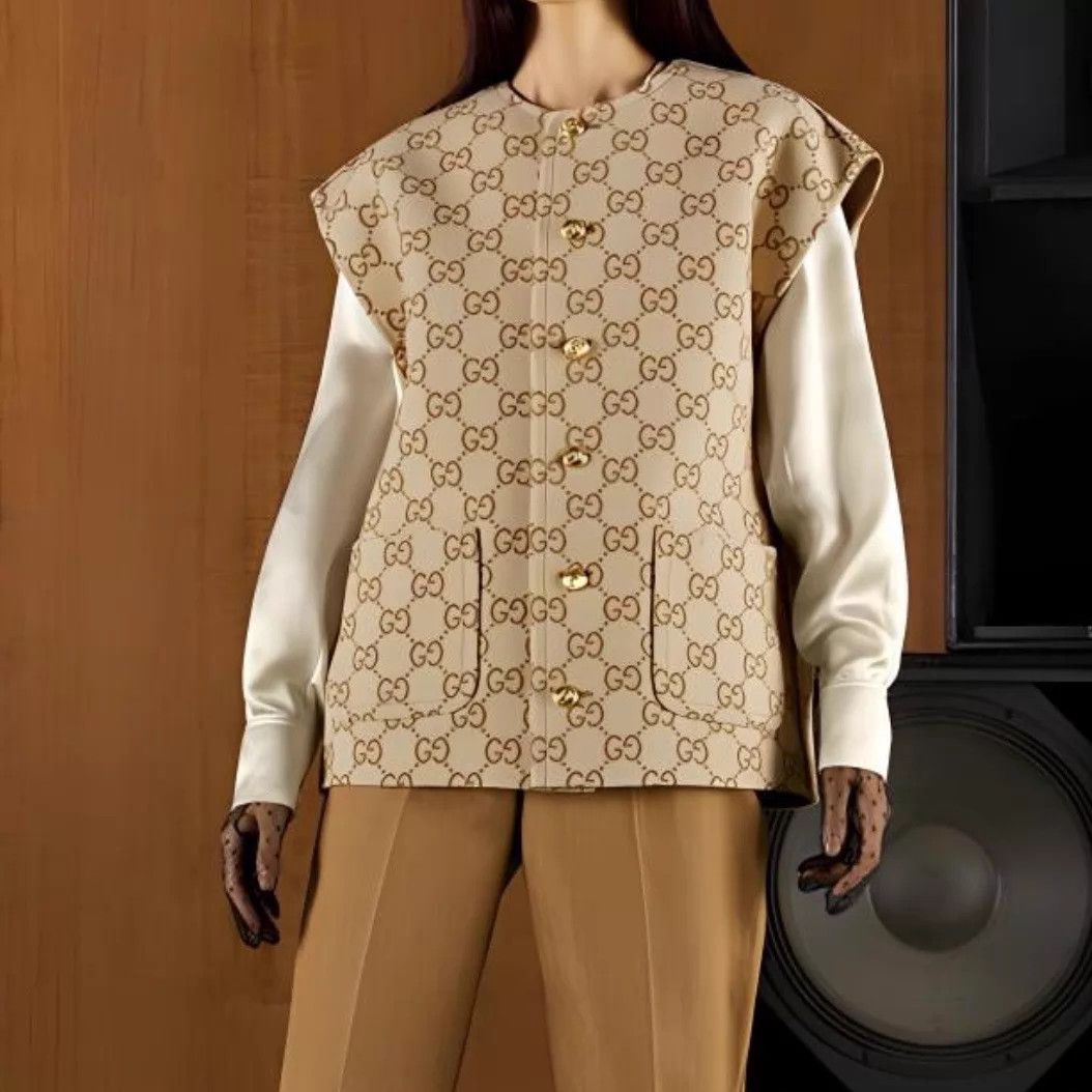 Gucci Gucci double-faced wool vest size 40 Size S / US 4 / IT 40 - 9 Thumbnail