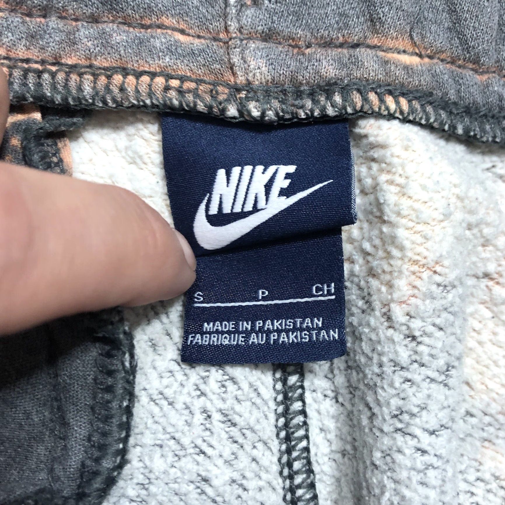 Nike Nike Sweat Shorts Mens S Gray Tie Dye Drawstring Athletic Size US 29 - 5 Thumbnail